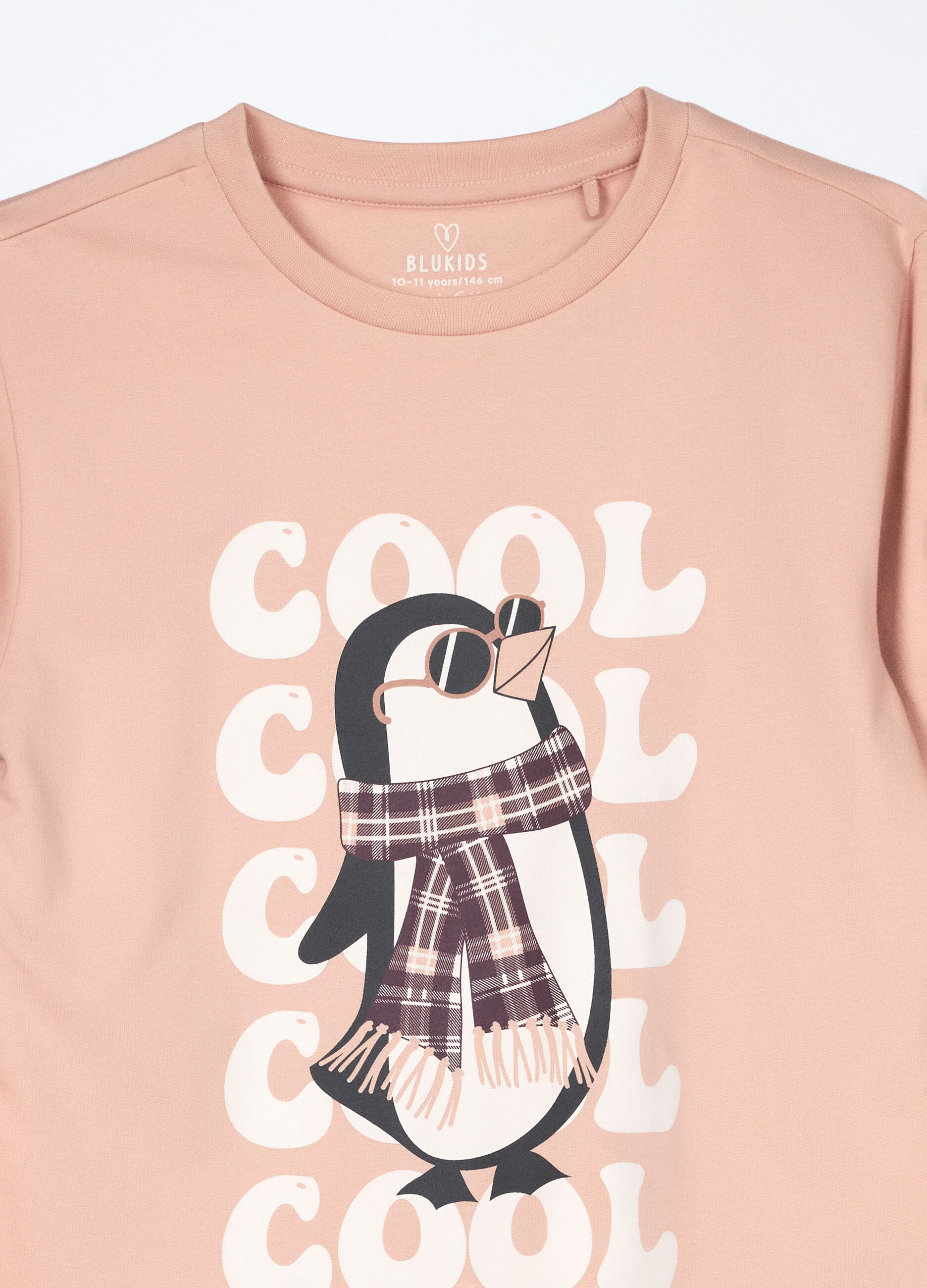 Set pigiama lungo in puro cotone fleece ragazza_2