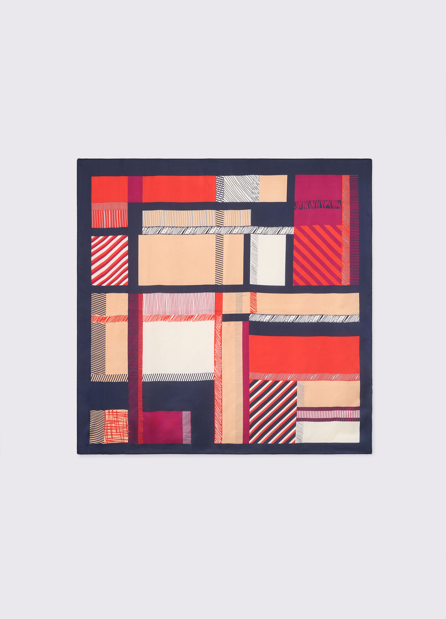 Foulard con stampa donna_0