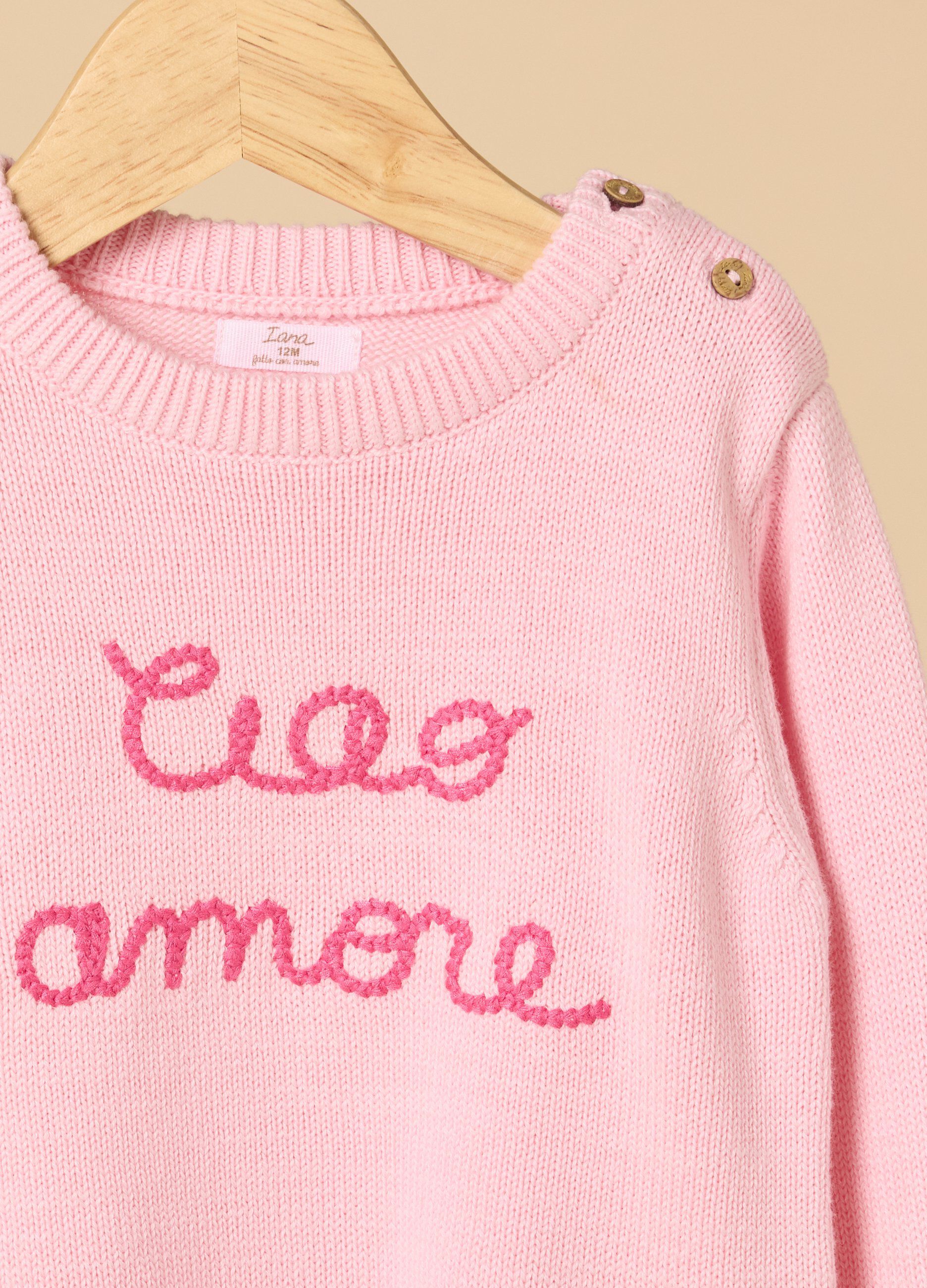 Tricot in puro cotone IANA neonata