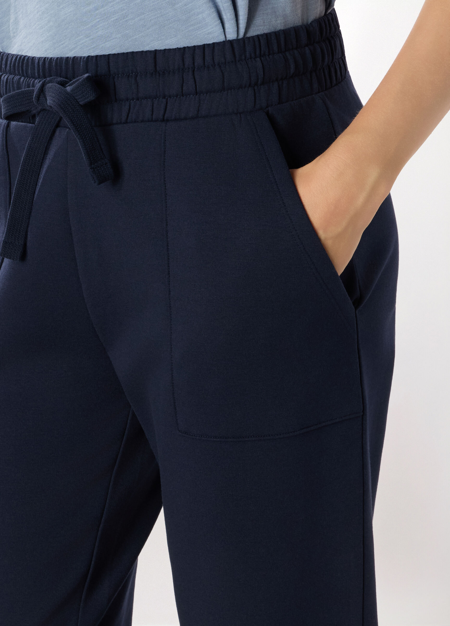 Jogger misto cotone fleece Holistic fitness donna_2