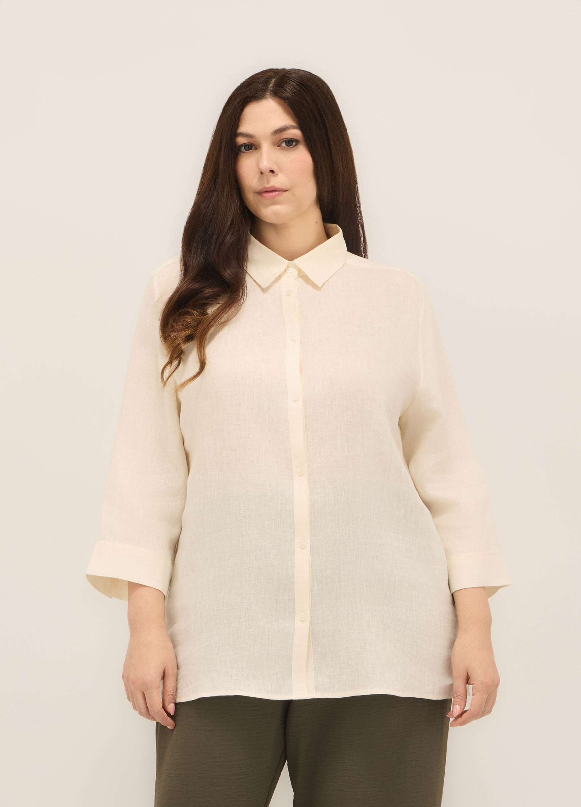 Camicia puro lino donna curvy_0