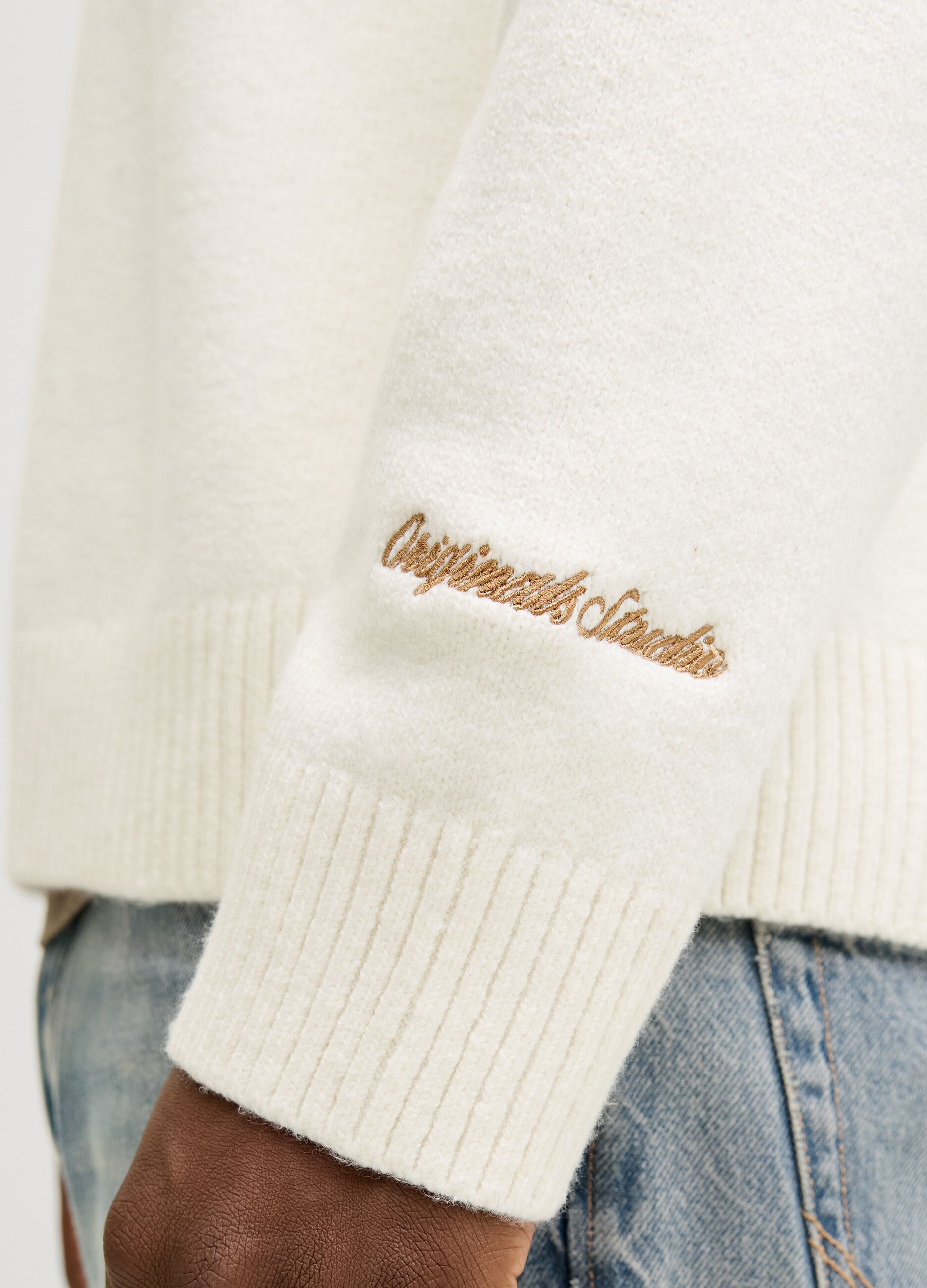 Maglione lupetto con mezza zip uomo_5