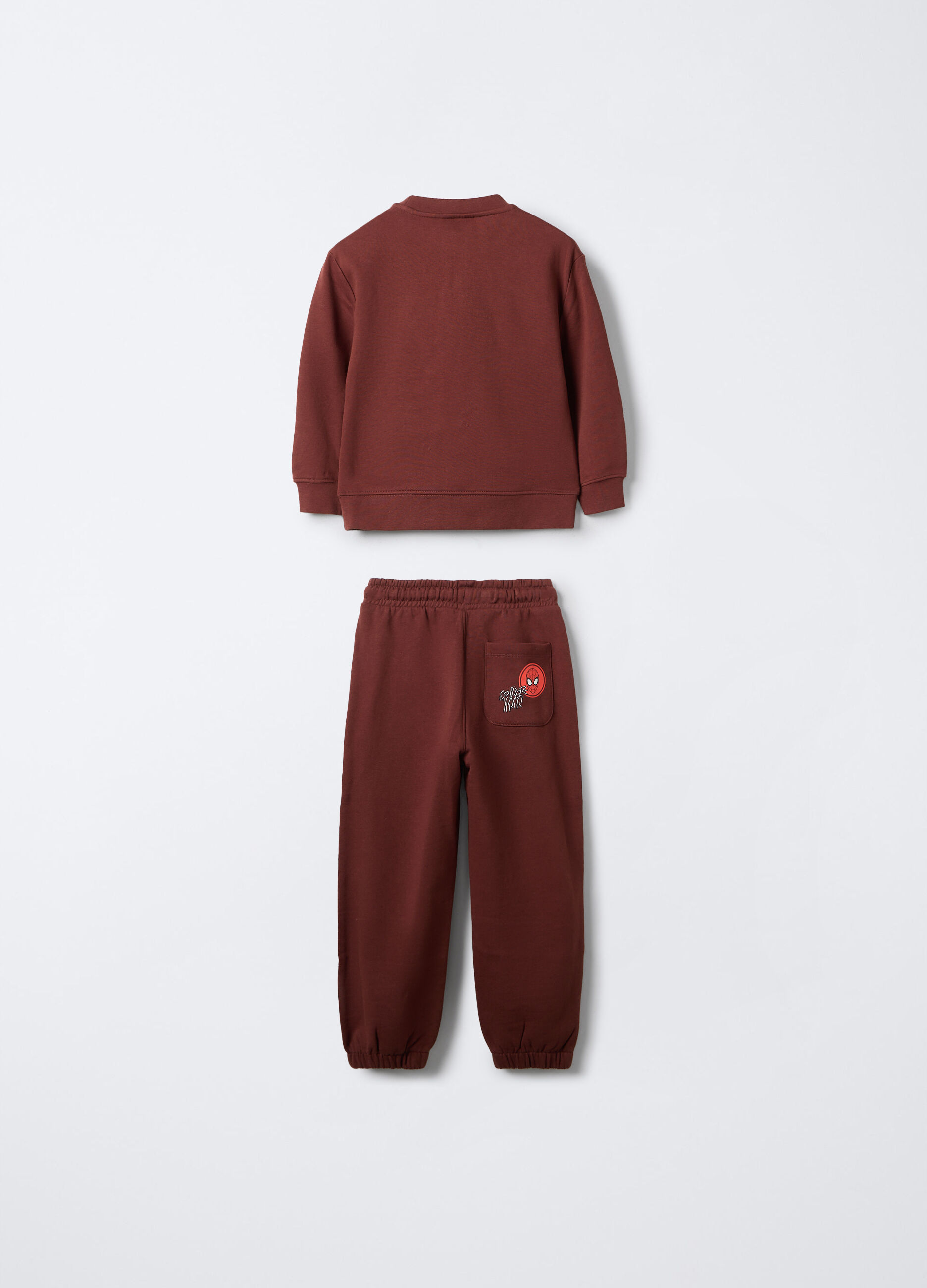 Jogging set in felpa di puro cotone bambino_1
