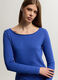 T-shirt con scollo a barchetta donna_2