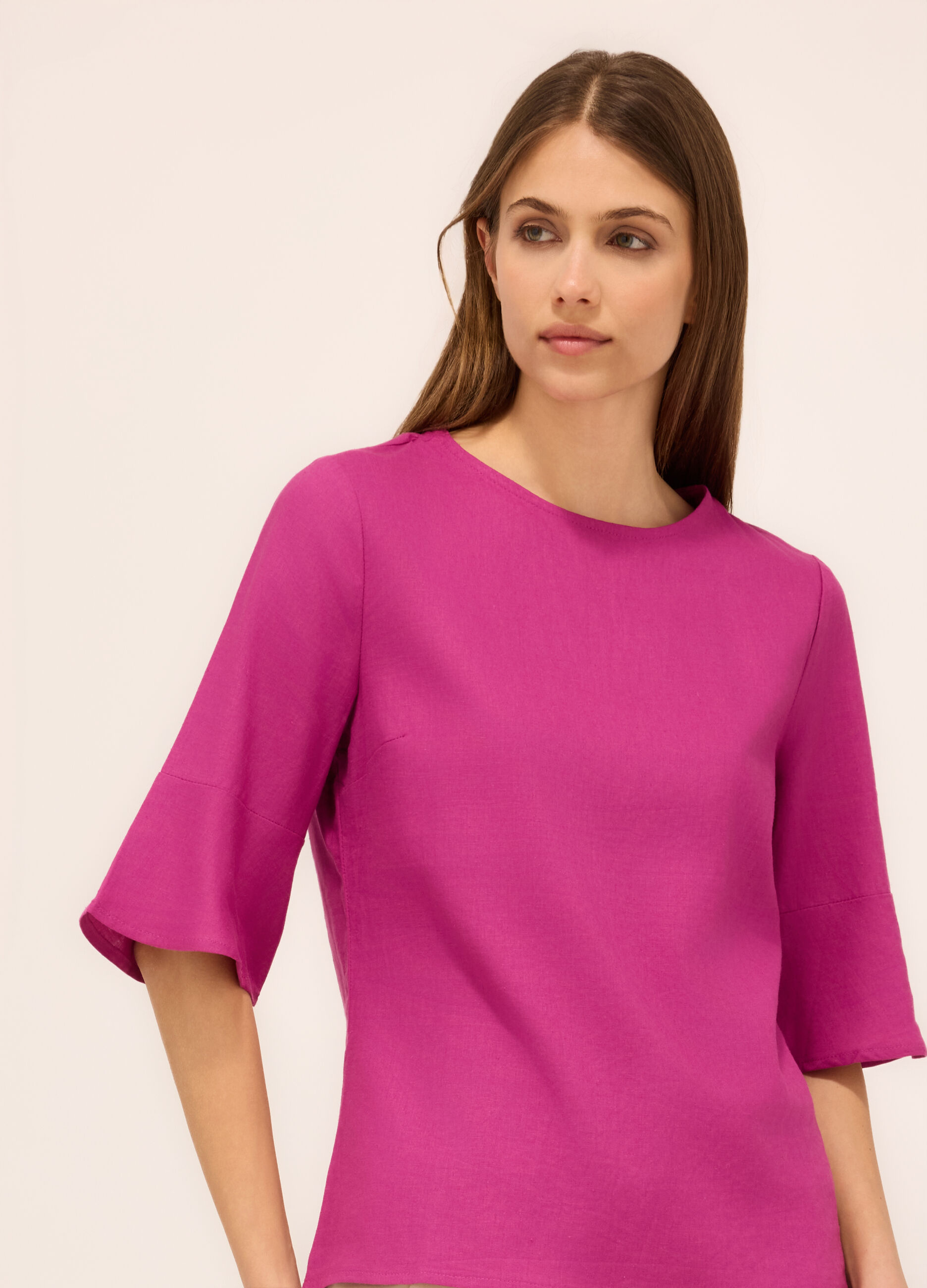 Blusa misto lino donna_2