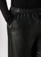 Pantaloni wide leg in eco pelle donna_2