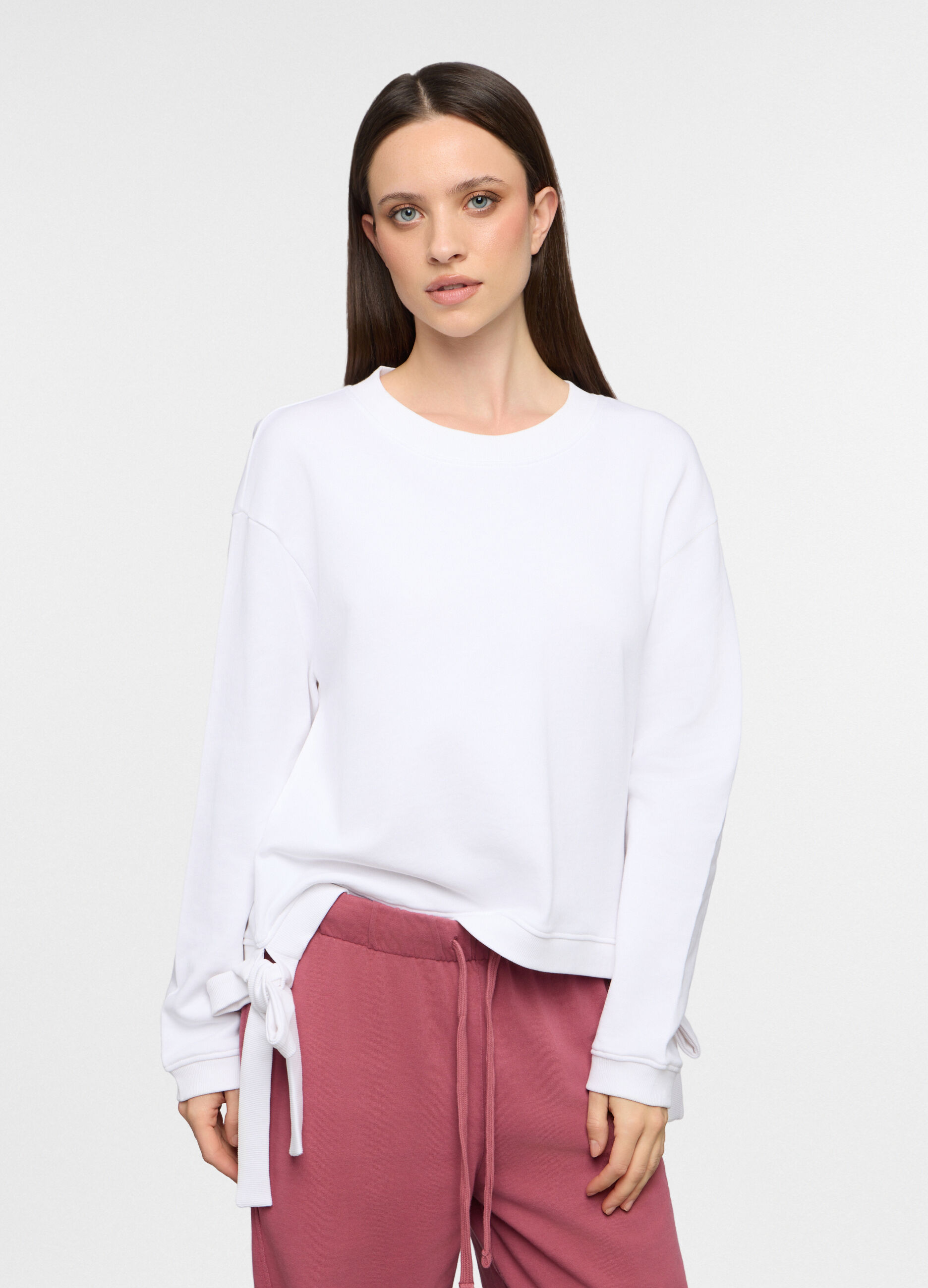 Felpa girocollo donna_0