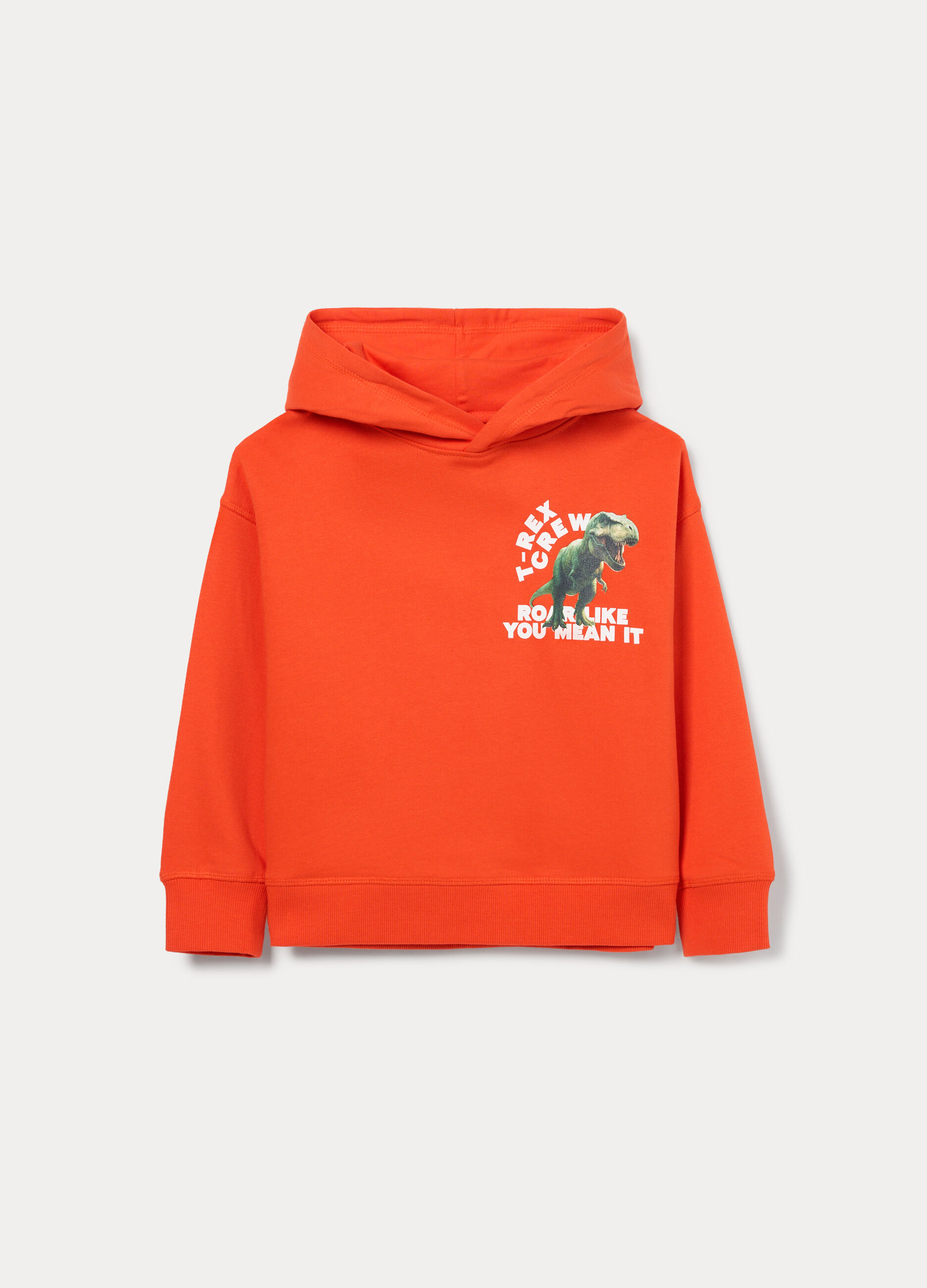 Felpa in french terry di puro cotone bambino_0