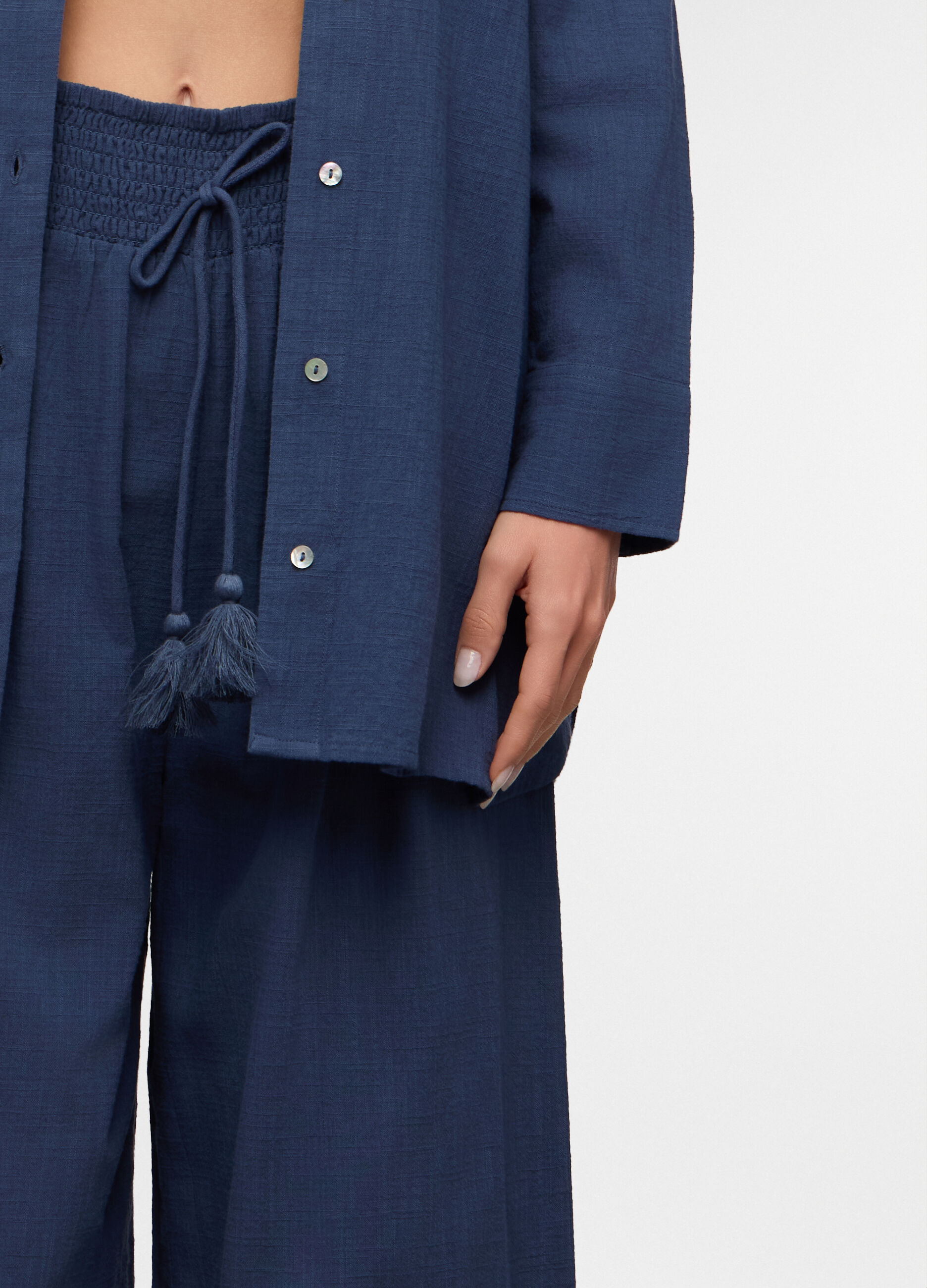 Pantaloni wide leg copricostume donna_2