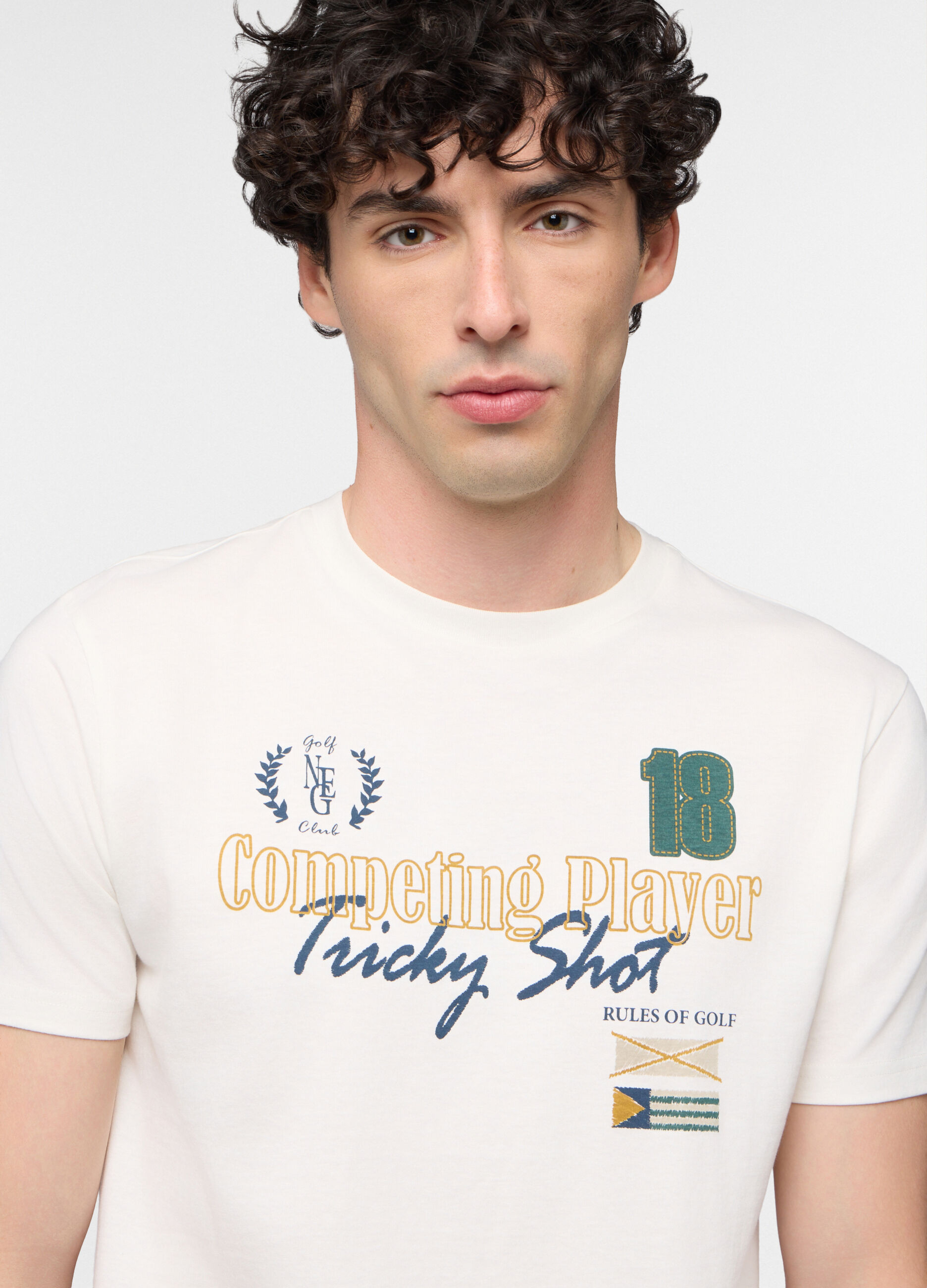 T-shirt girocollo in jersey di cotone uomo_2