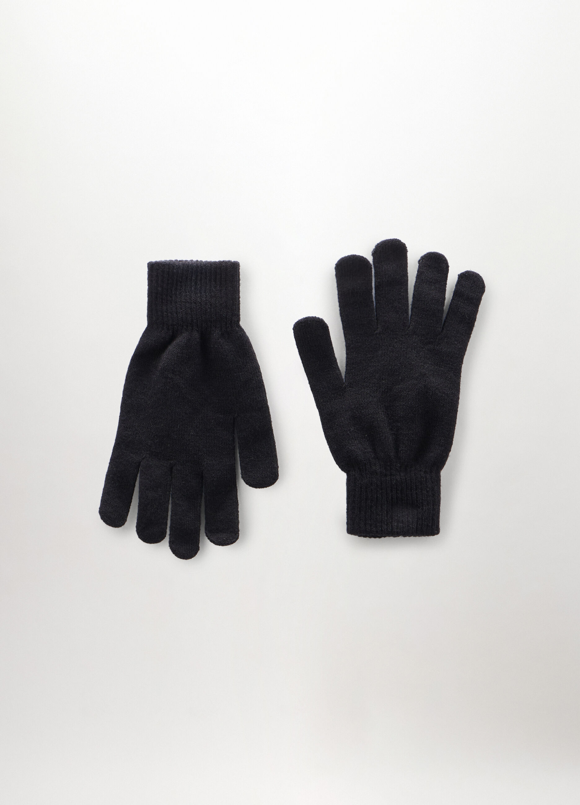 Guanti in maglia uomo_0