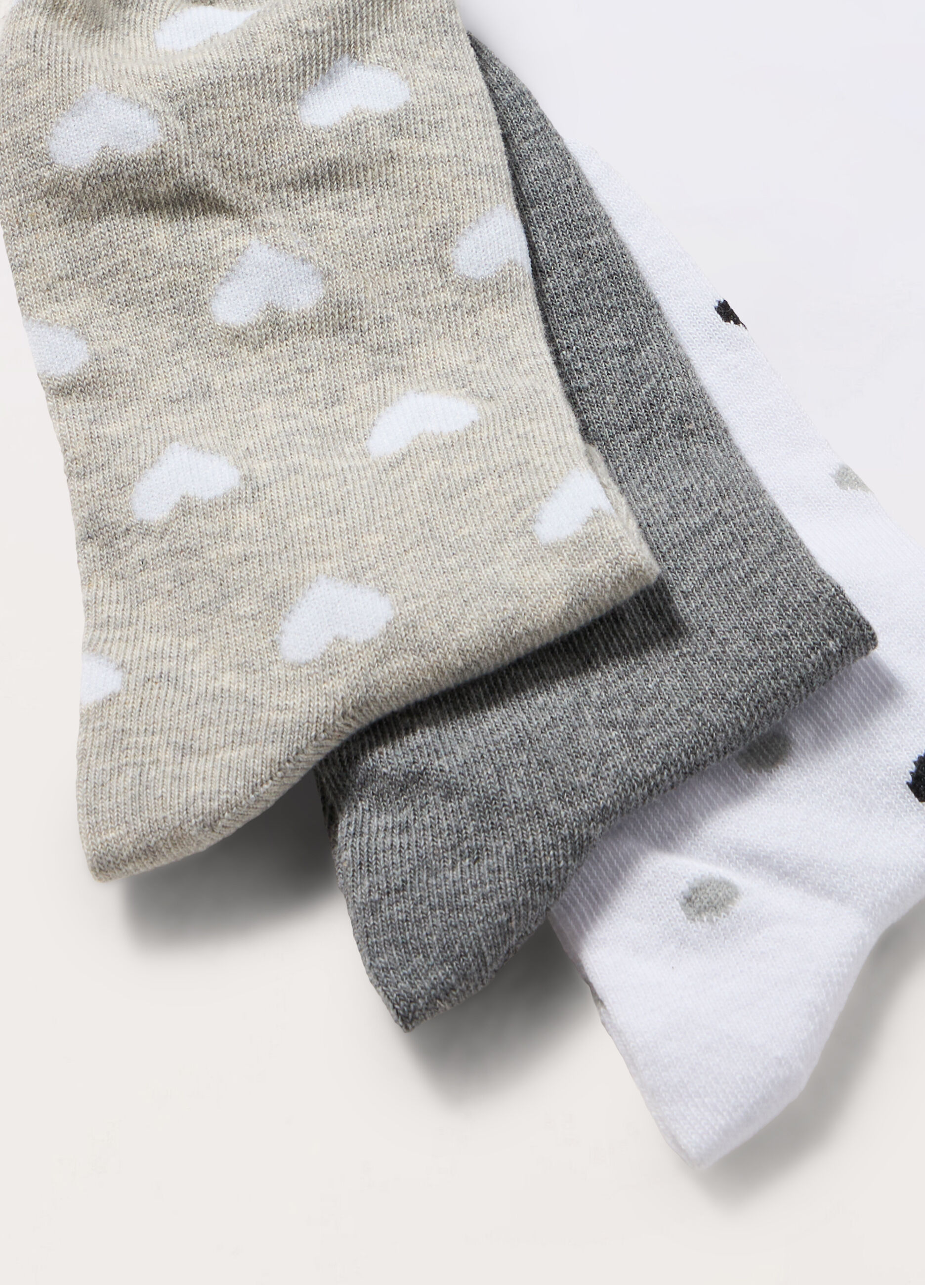 Pack 3 calze corte misto cotone donna_1
