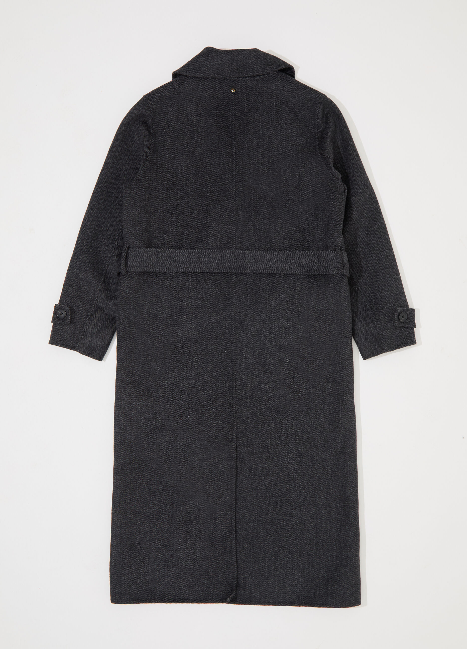 Cappotto doppiopetto in misto lana donna_5