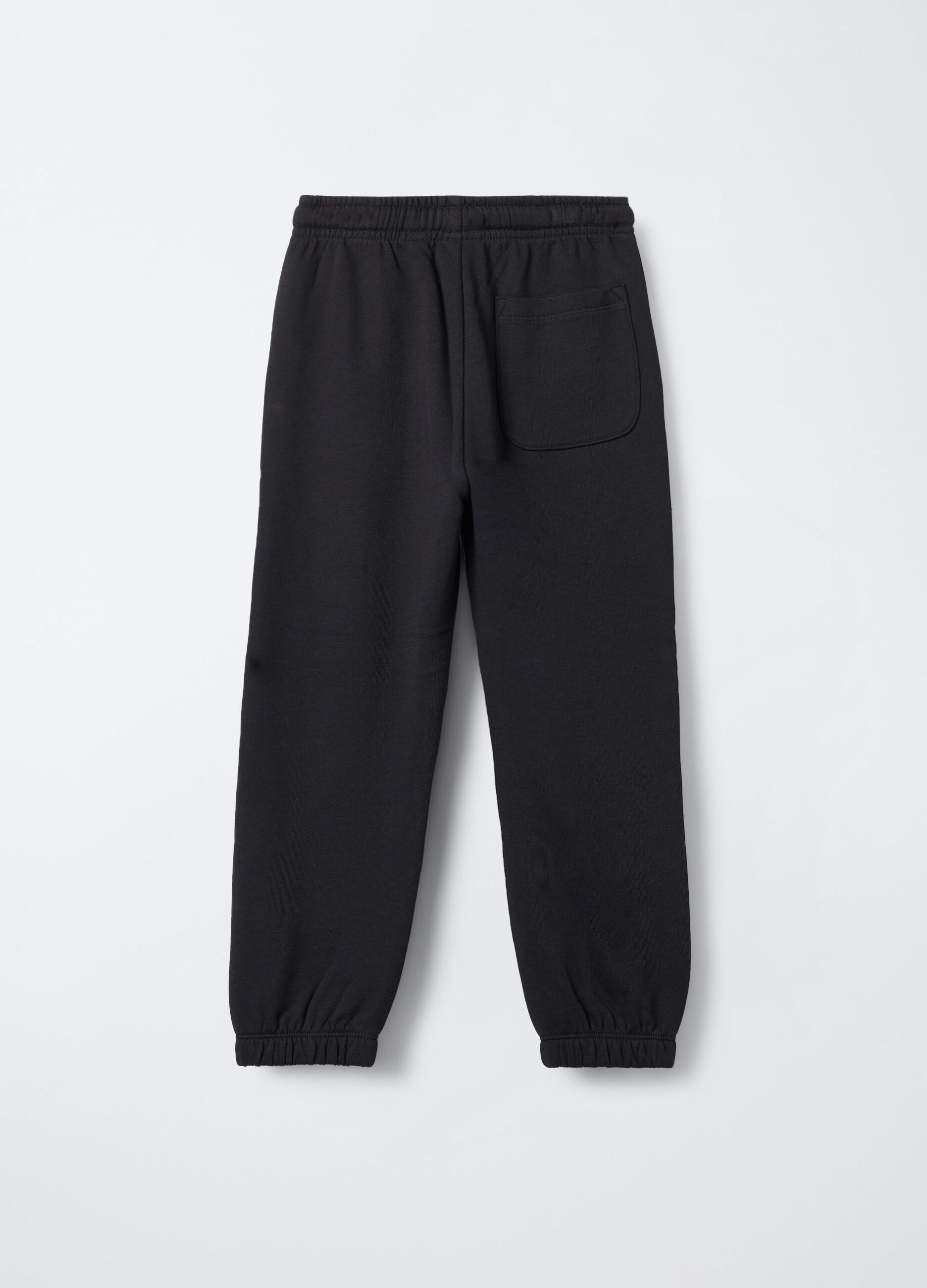Jogger in puro cotone garzato bambino _1