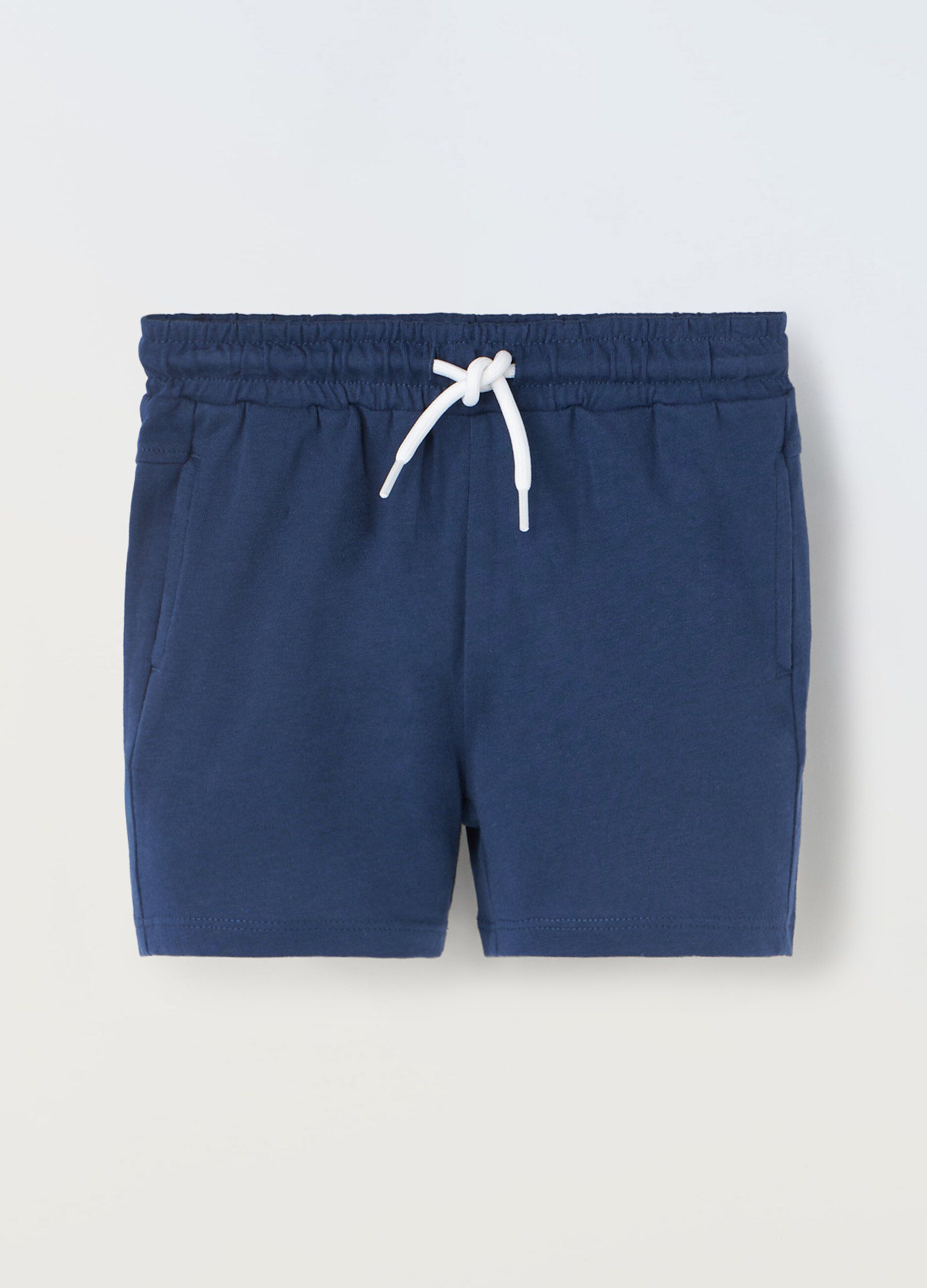 Shorts in puro cotone neonato_0