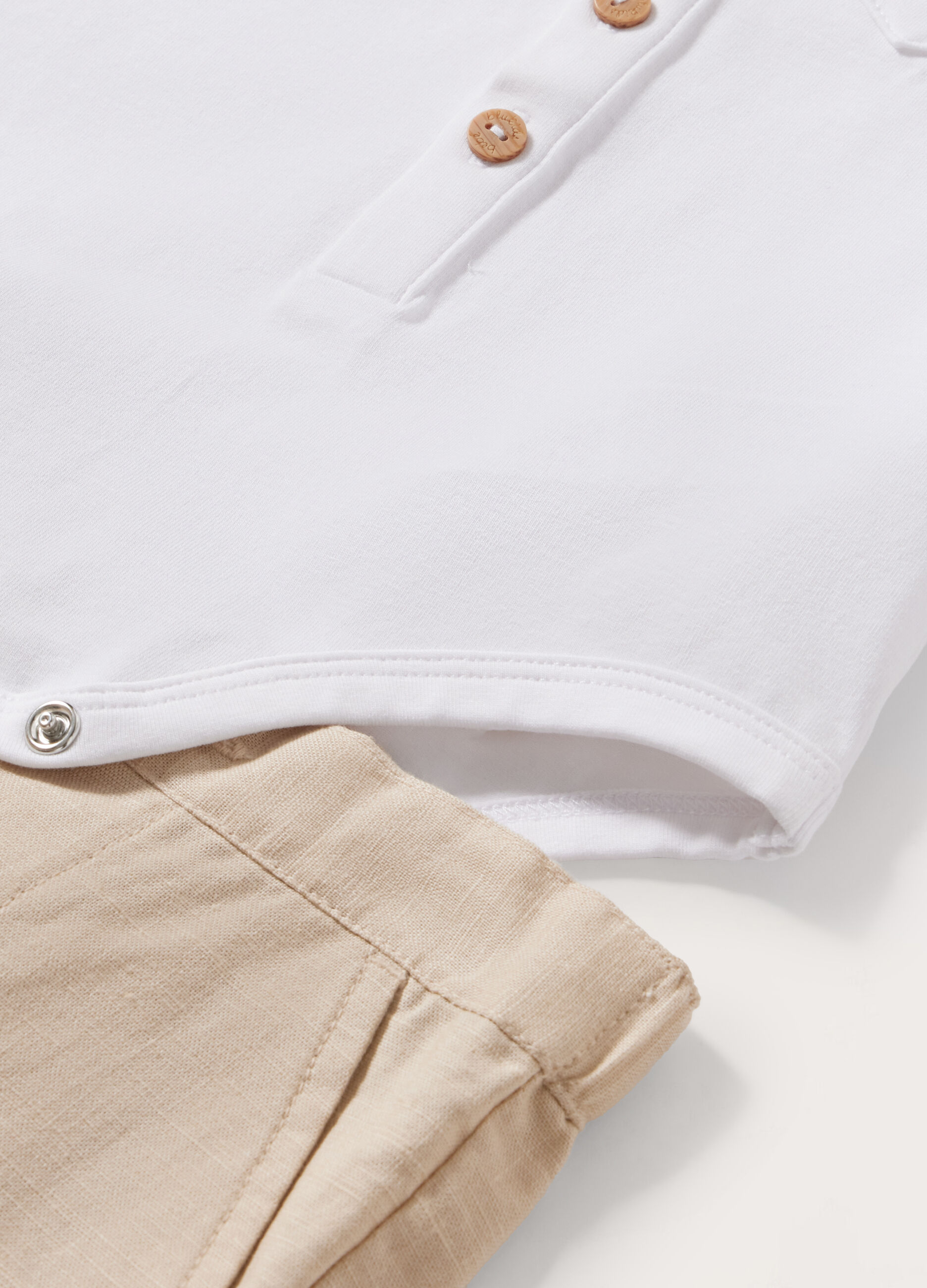 Completino in jersey stretch con body e pantalone neonato_1