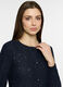 Cardigan girocollo in maglia rasata donna_2