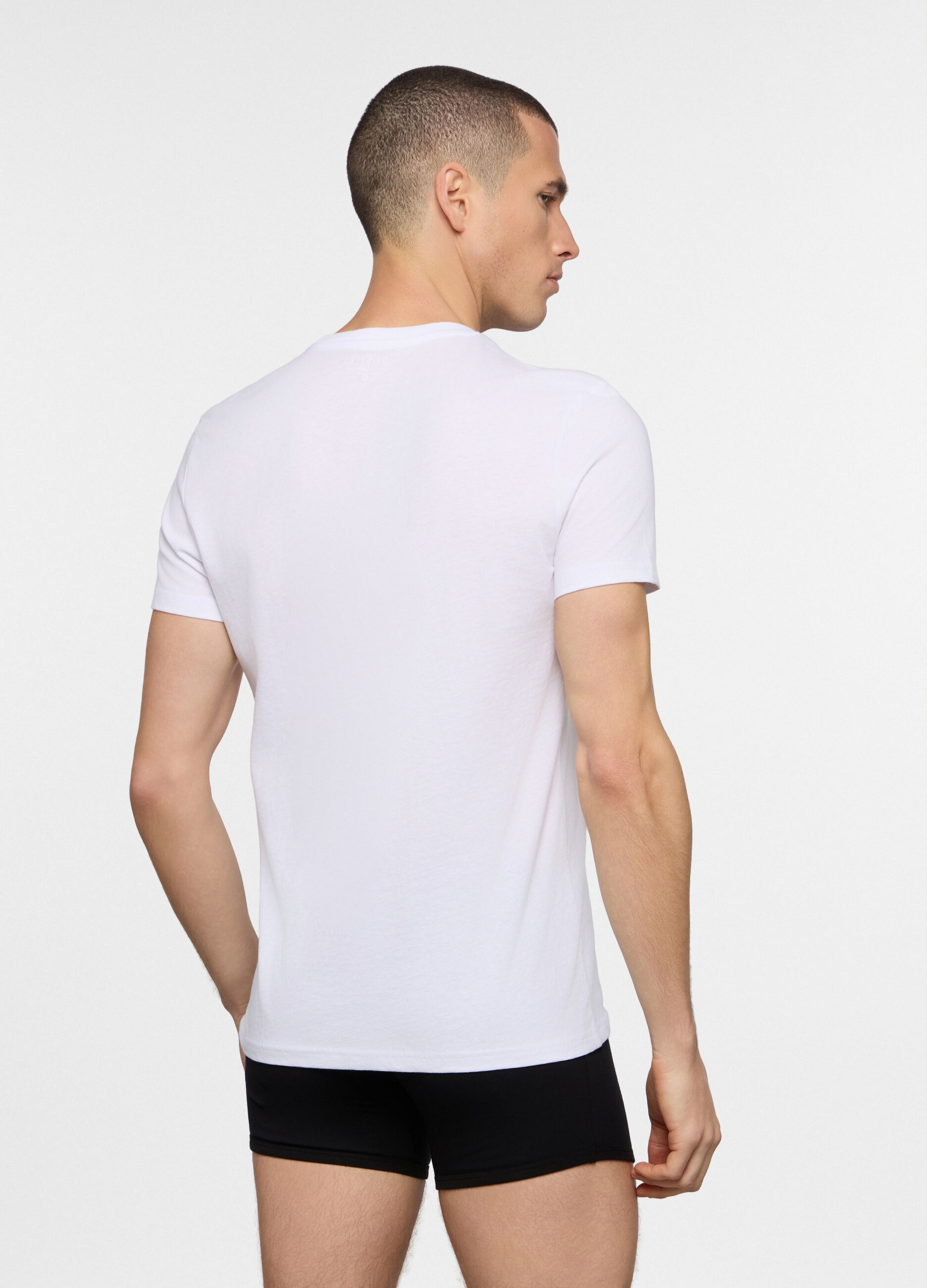 T-shirt girocollo in jersey uomo_1