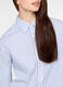 Camicia regular fit con colletto alla francese in popeline donna_2
