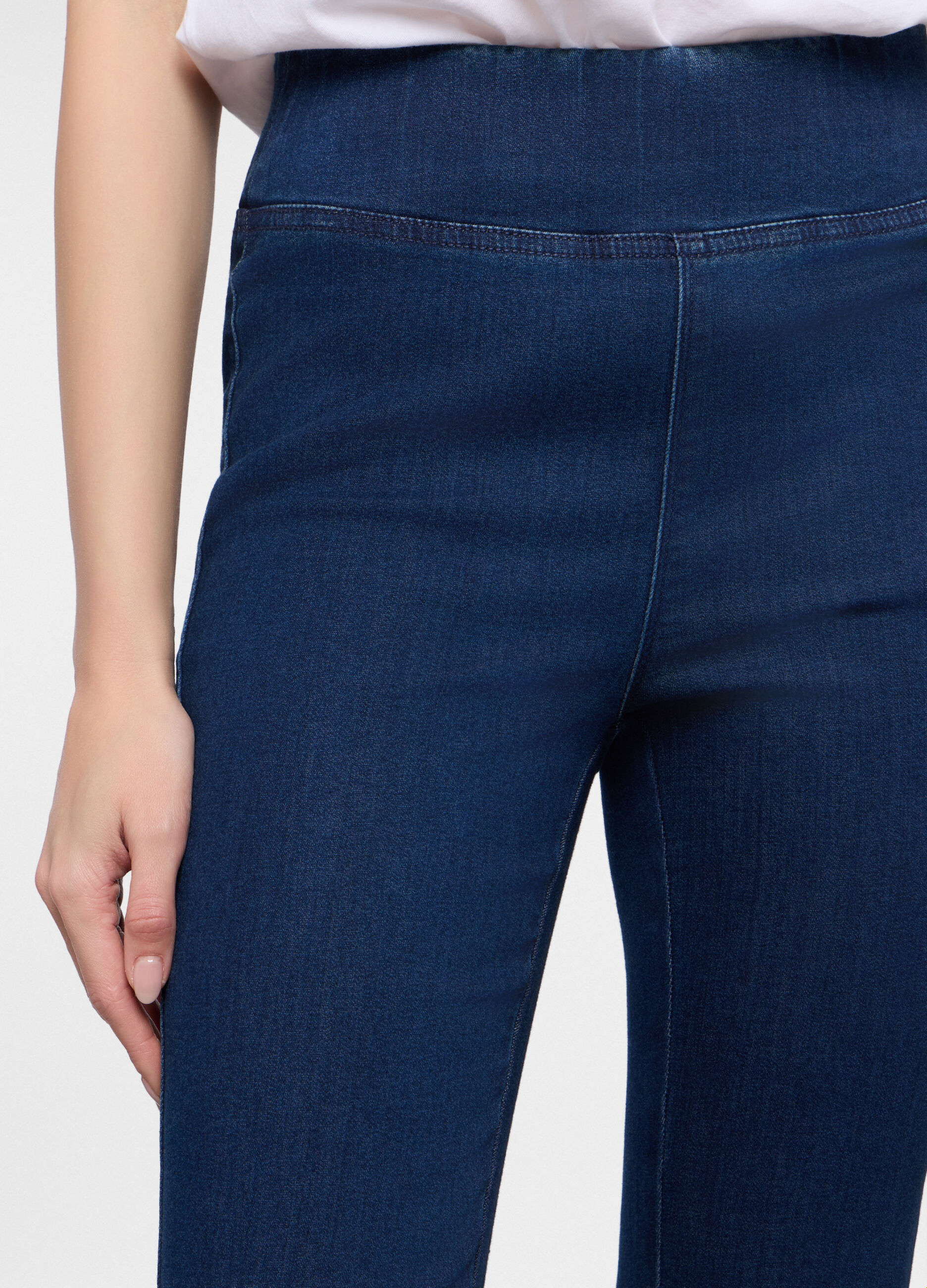 Jegging flare denim stretch donna _3