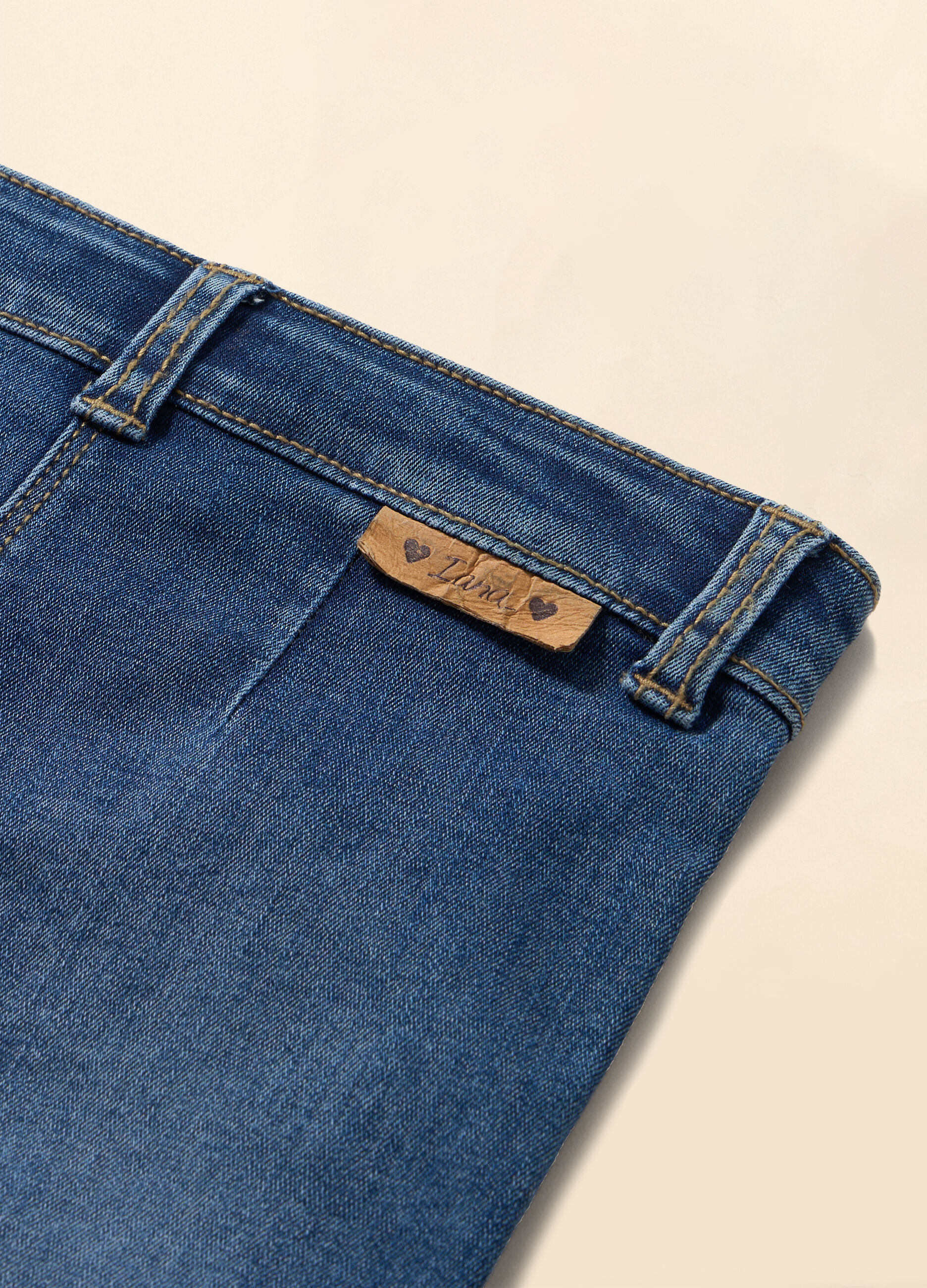 Pantaloni in denim stretch IANA neonata_1
