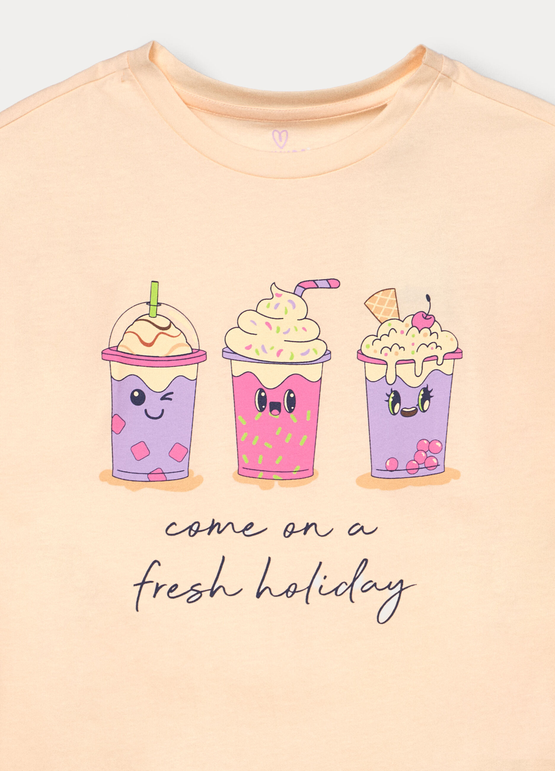 Set pigiama corto in jersey di puro cotone _2