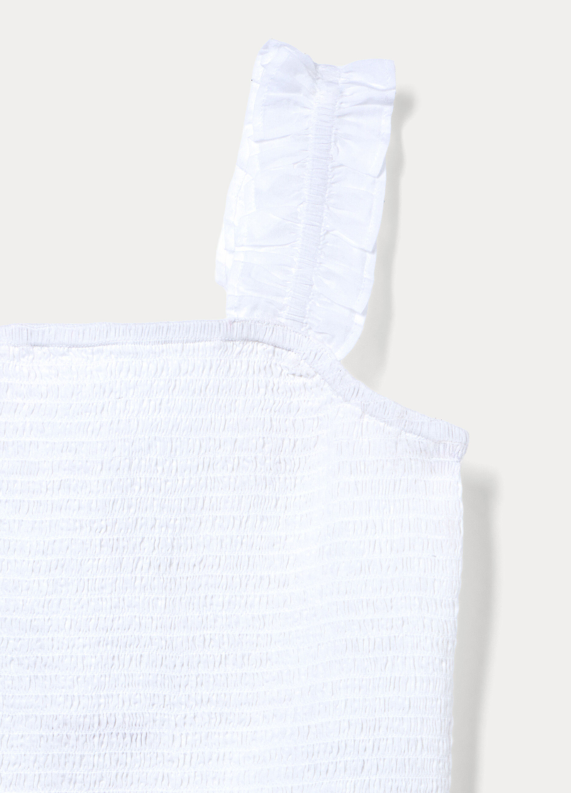 Top fitted in misto cotone voile donna_2