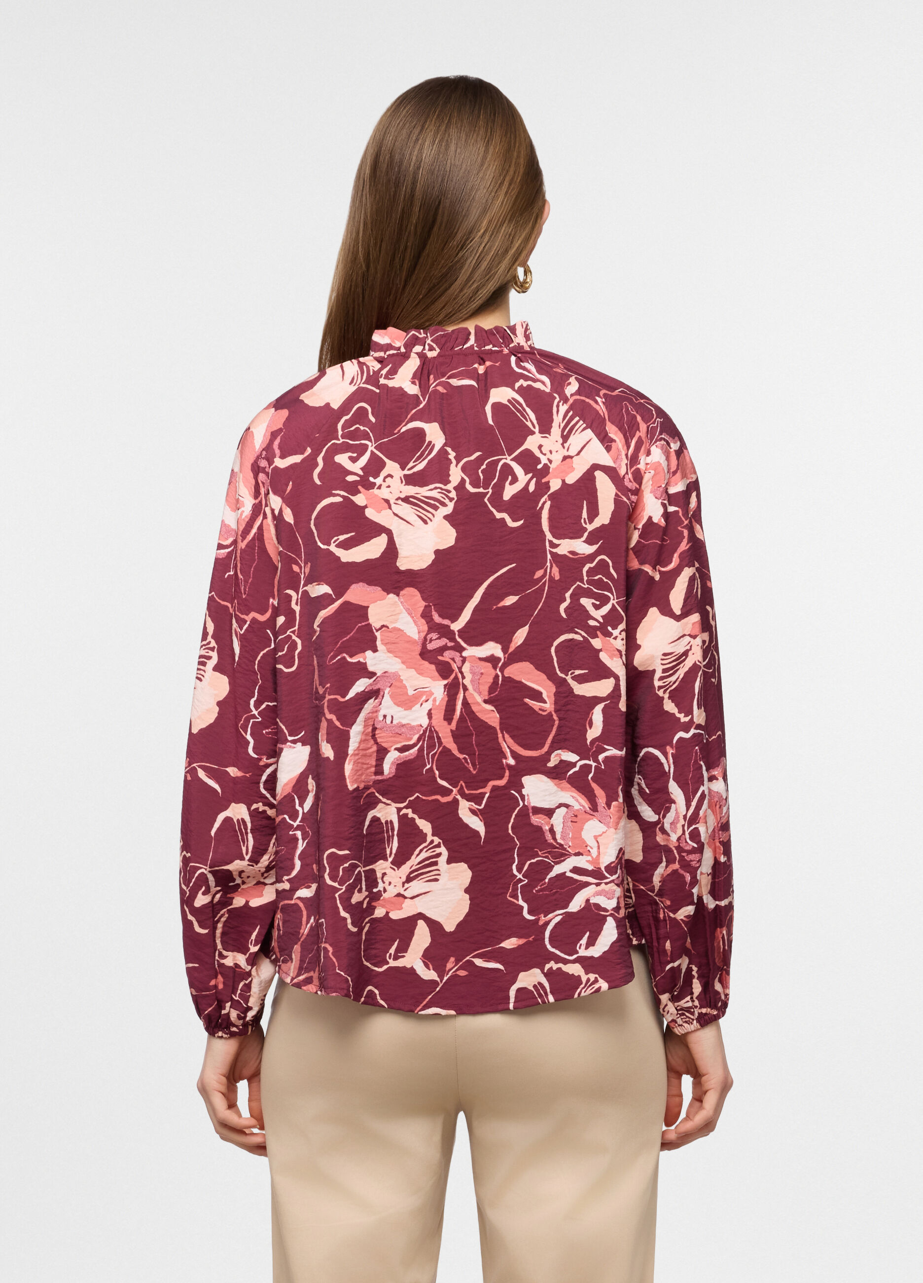 Blusa over fit misto modal donna_1