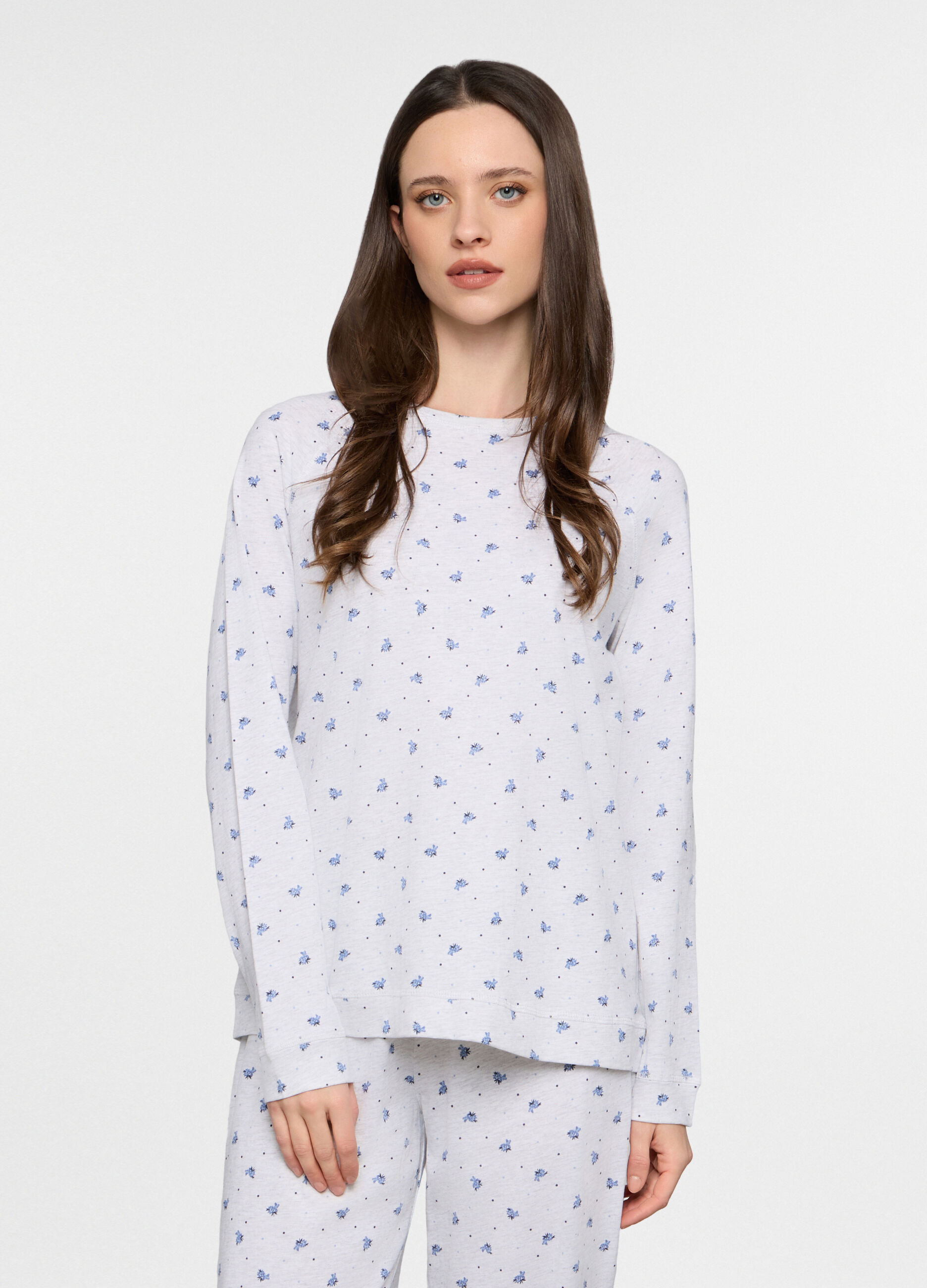 Top pigiama girocollo donna_0