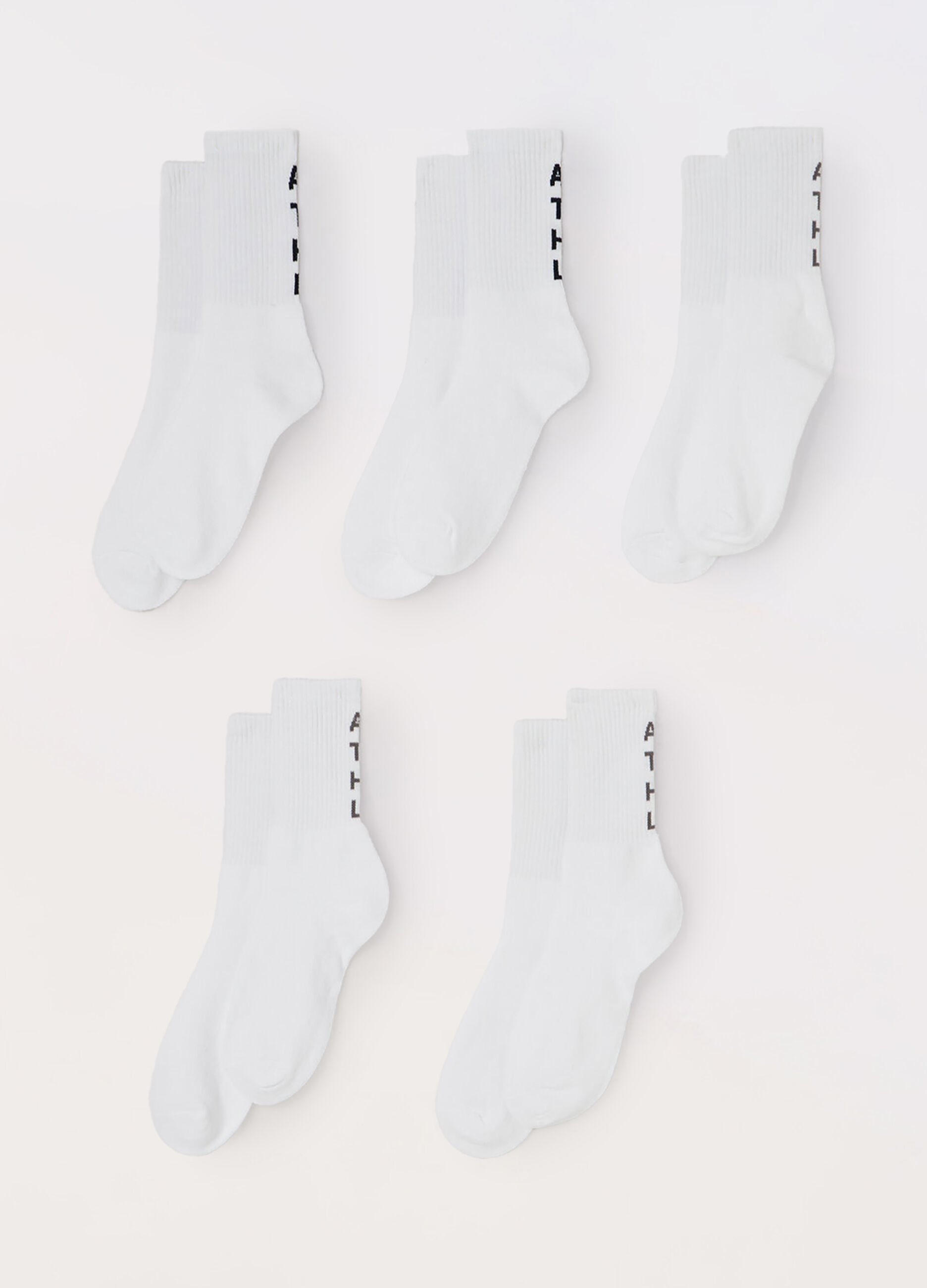 5 pack calze corte in misto cotone uomo_0
