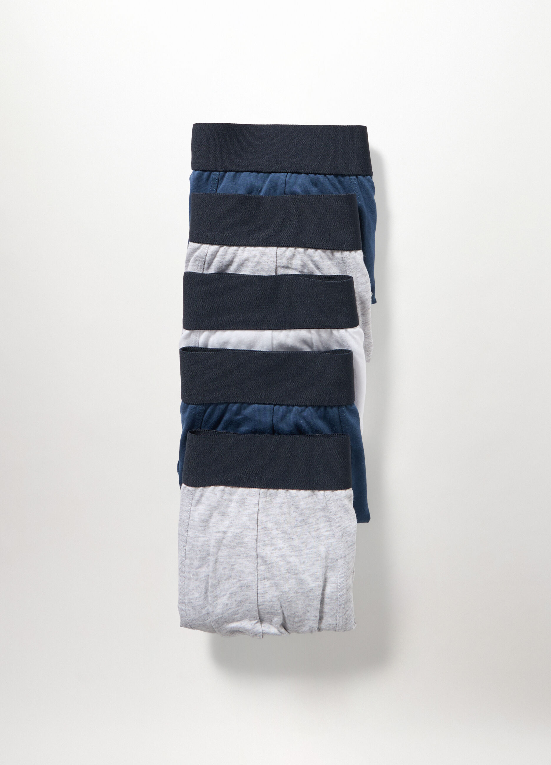 5 pack boxer con fascia a contrasto uomo_0