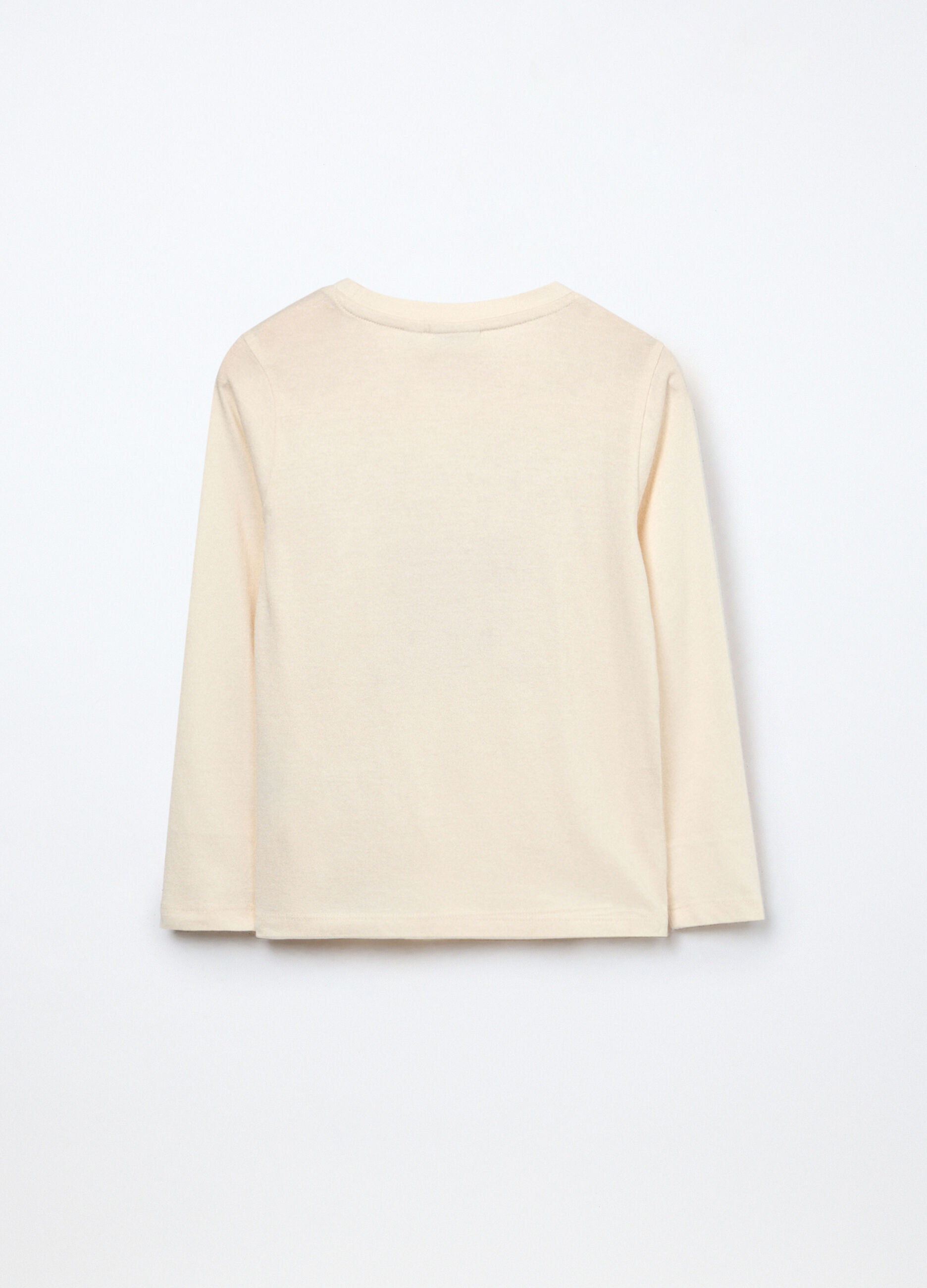 T-shirt in jersey di puro cotone bambina_1