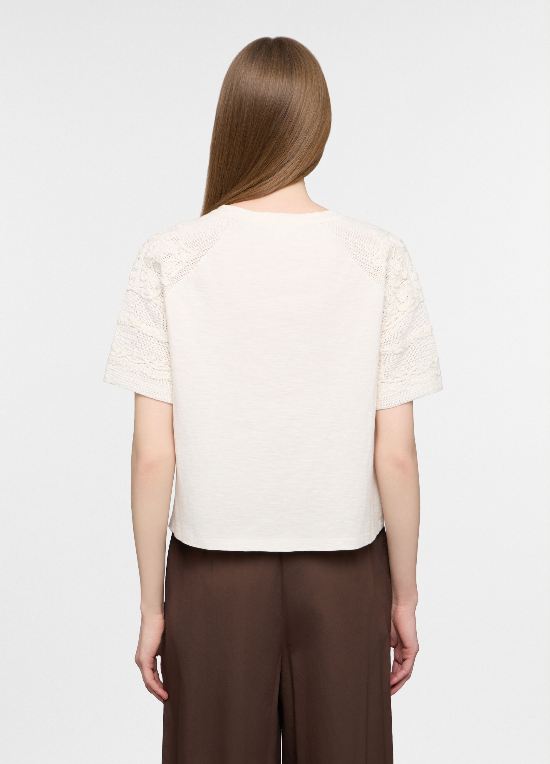 T-shirt girocollo donna_1