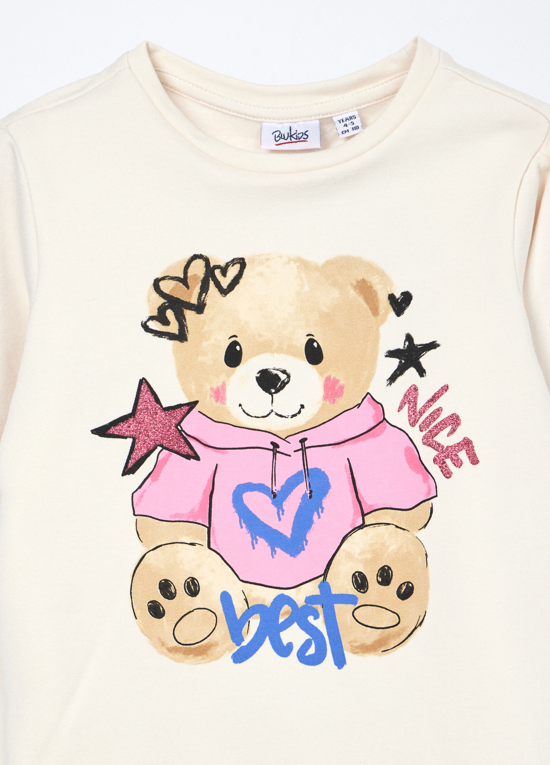 Jogging set in cotone fleece stretch bambina_3