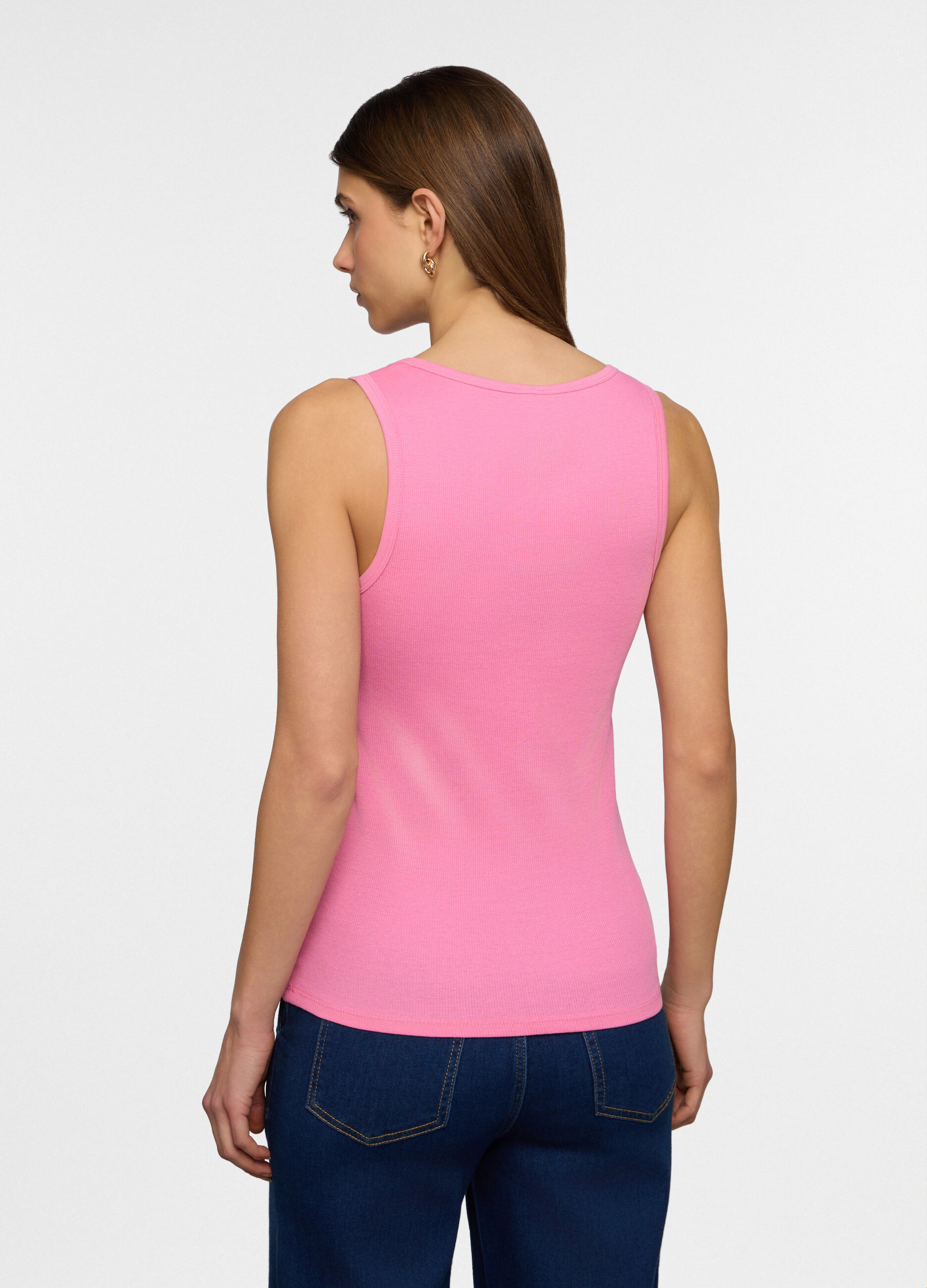 Canotta in costina donna_1