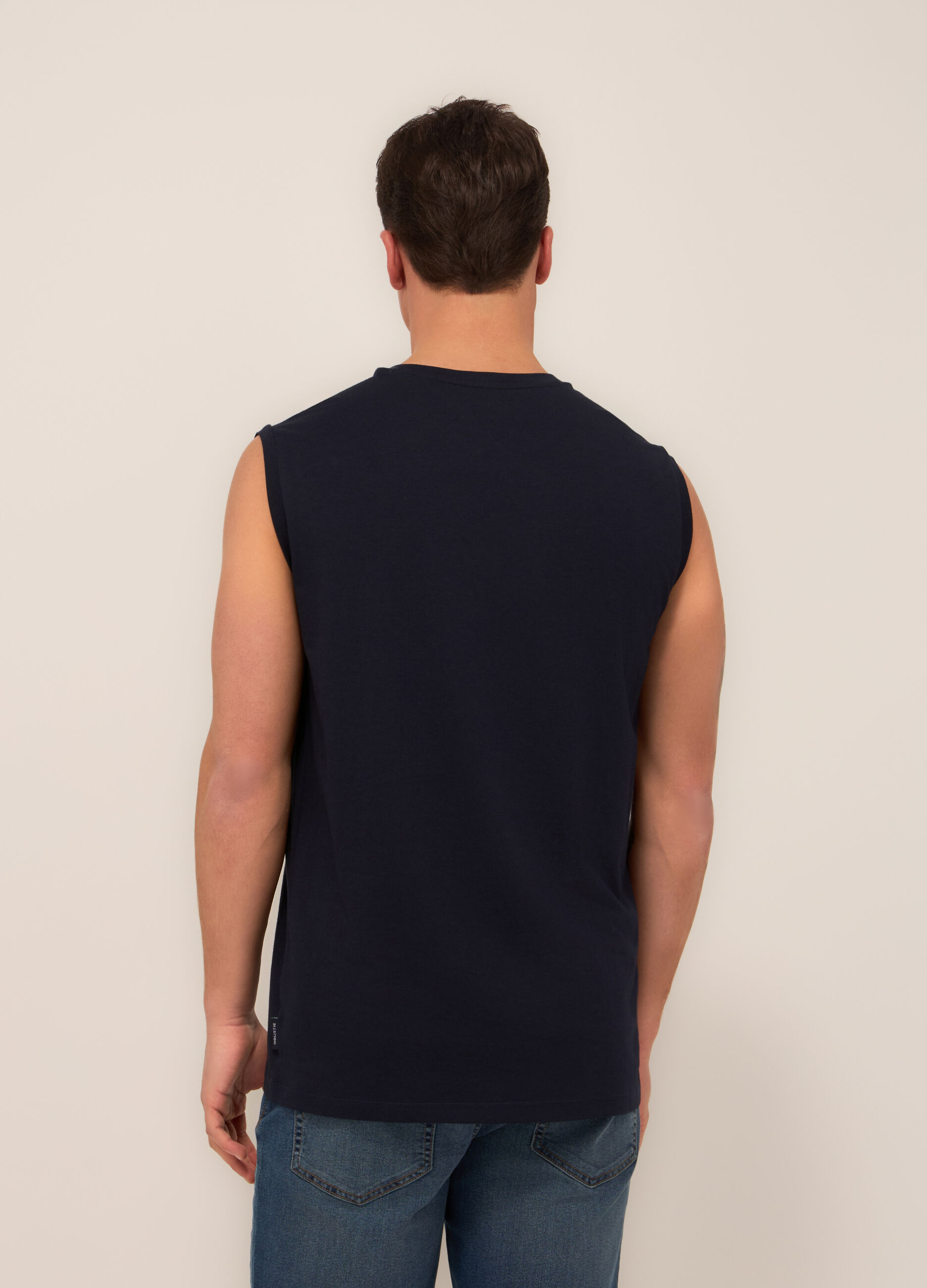 Canotta in cotone e modal stretch uomo