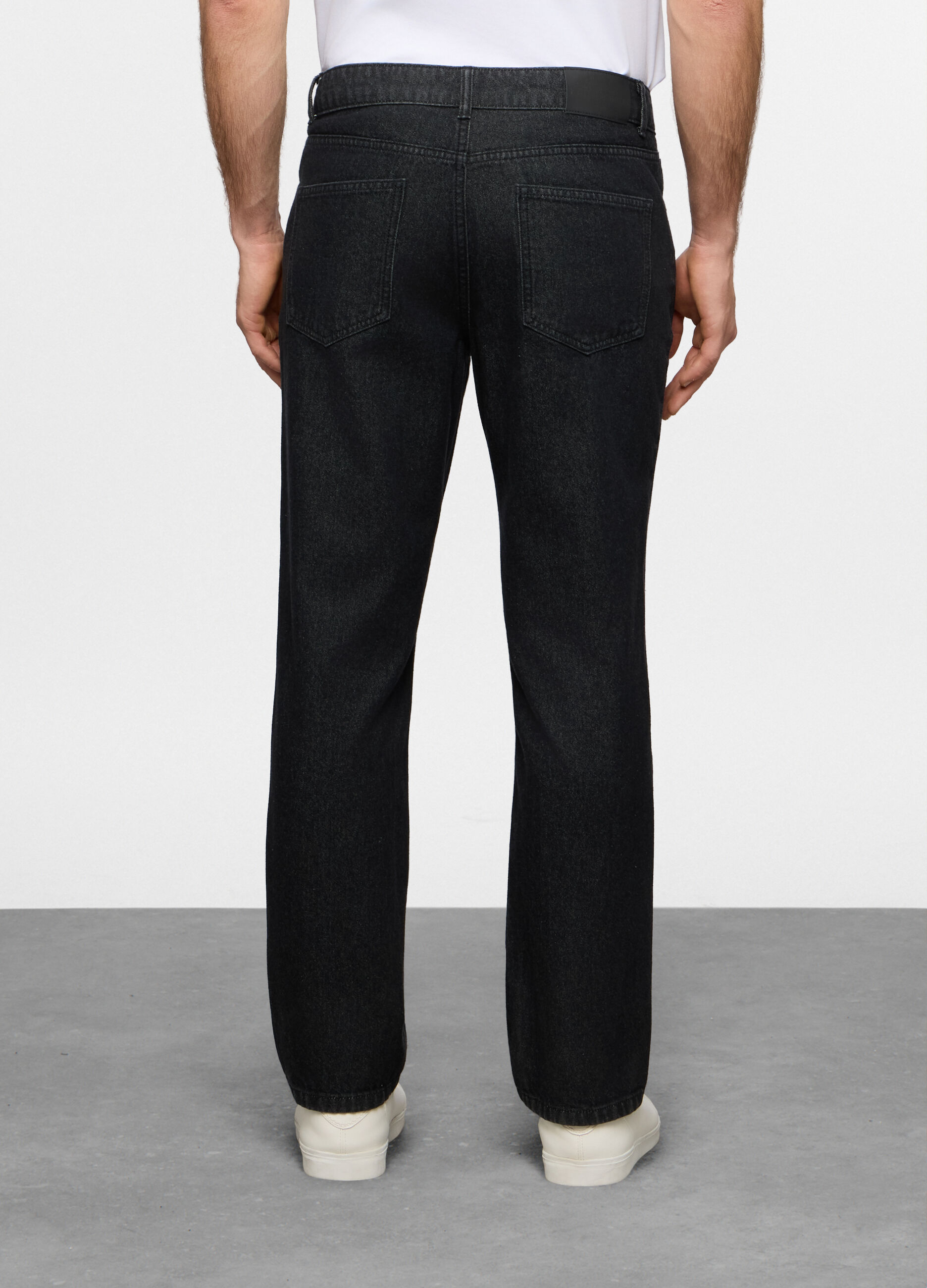 Jeans 5 tasche regular fit in denim uomo_2