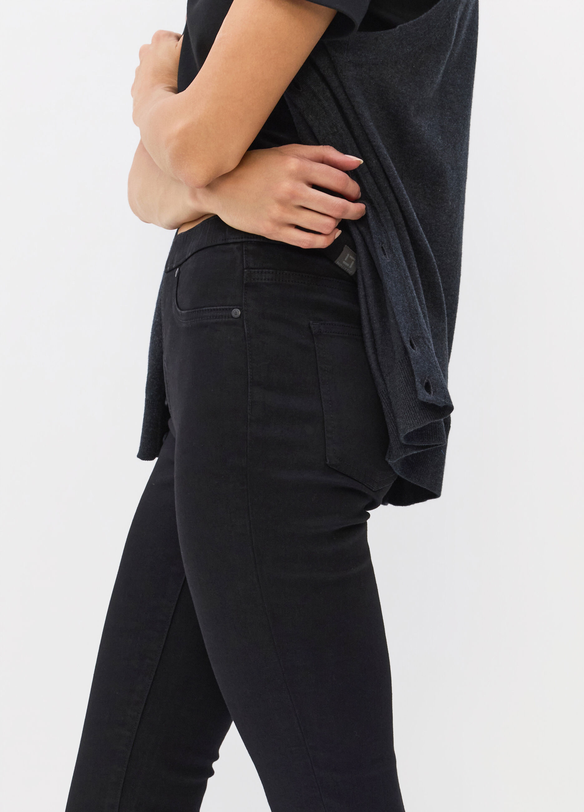 Jeggings Skinny Fit in denim stretch misto cotone donna_3