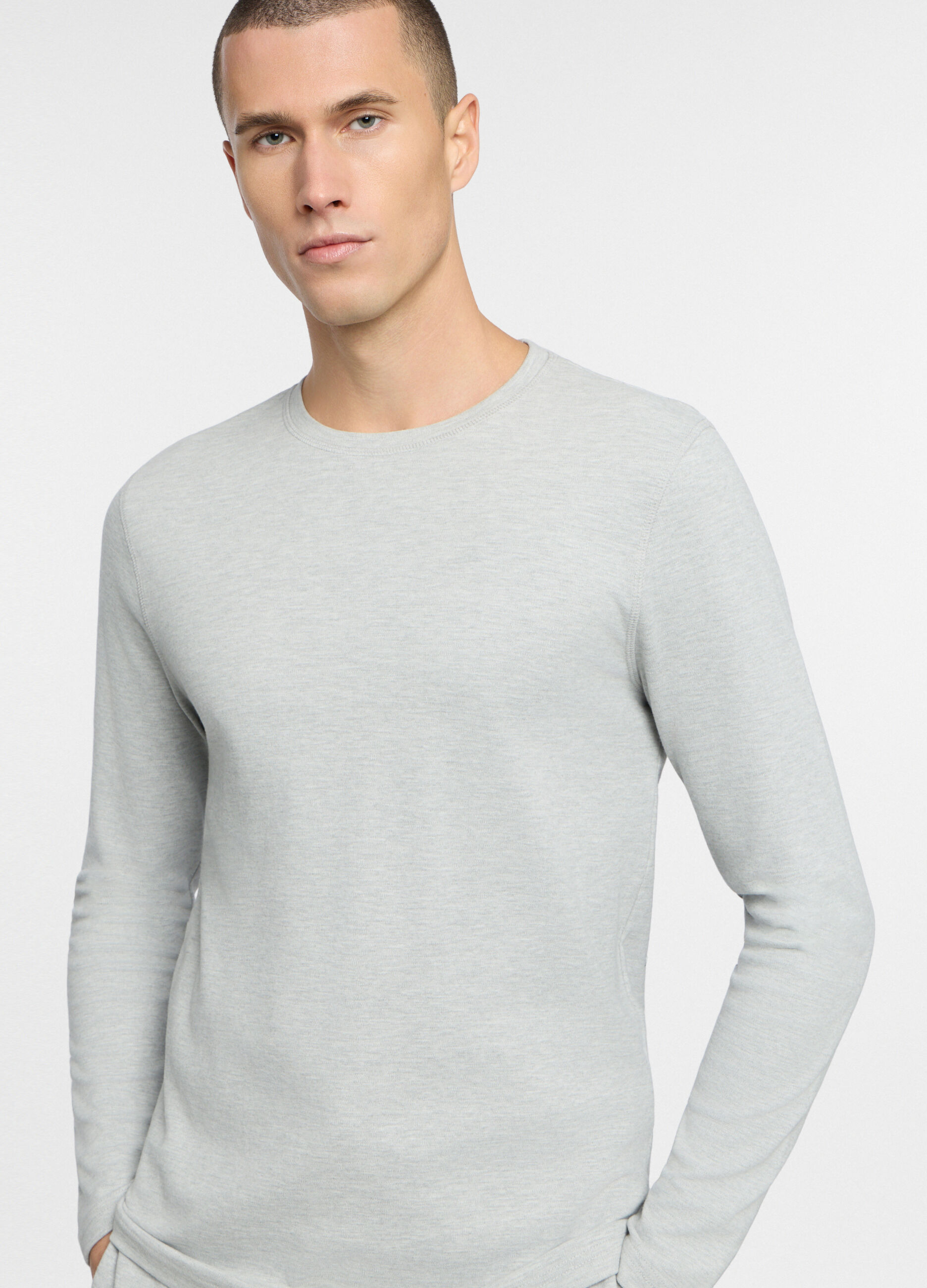 Maglietta del pigiama in misto cotone uomo_2