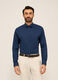 Camicia regular fit in misto cotone uomo_0