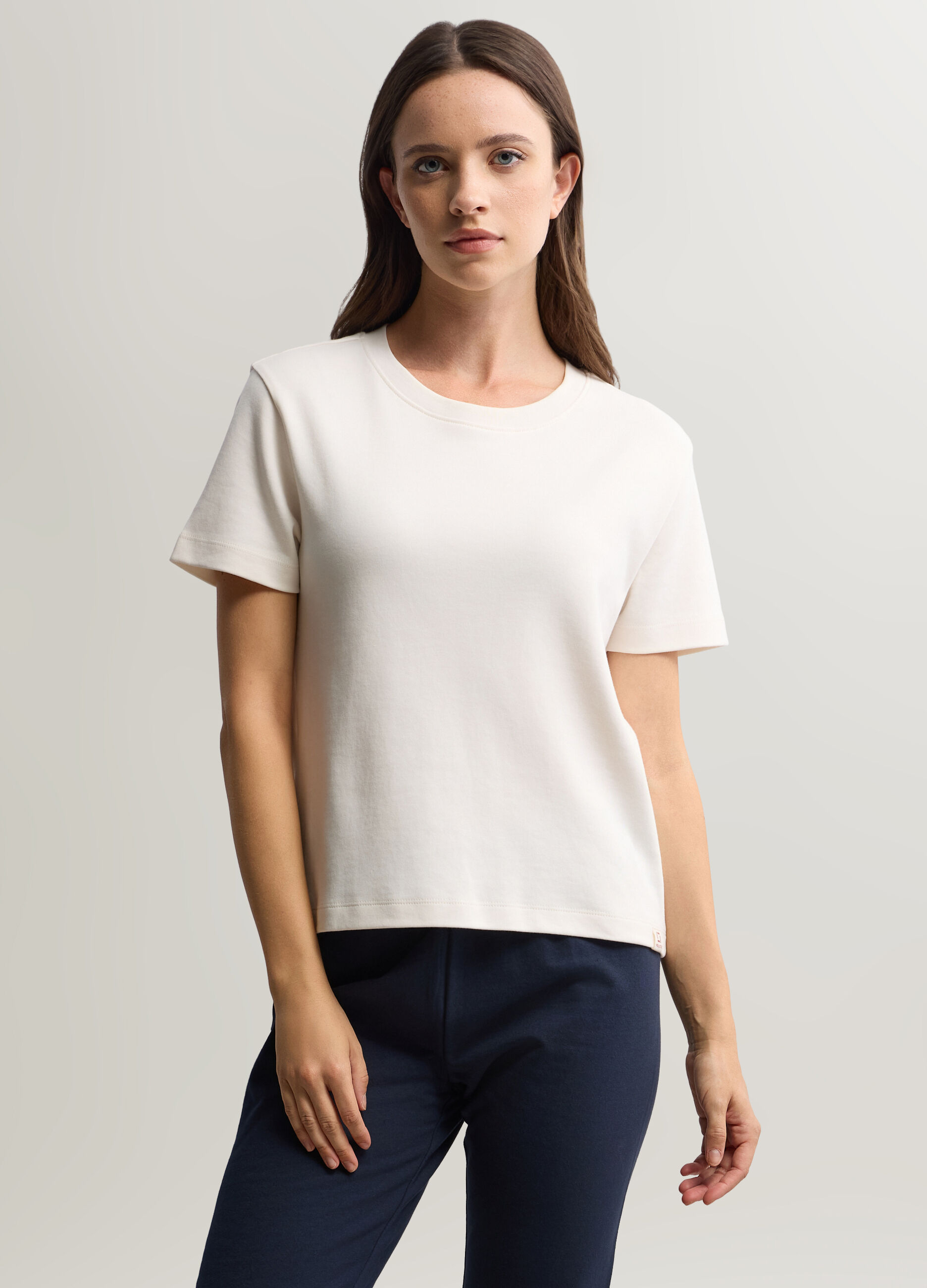 T-shirt girocollo donna_0