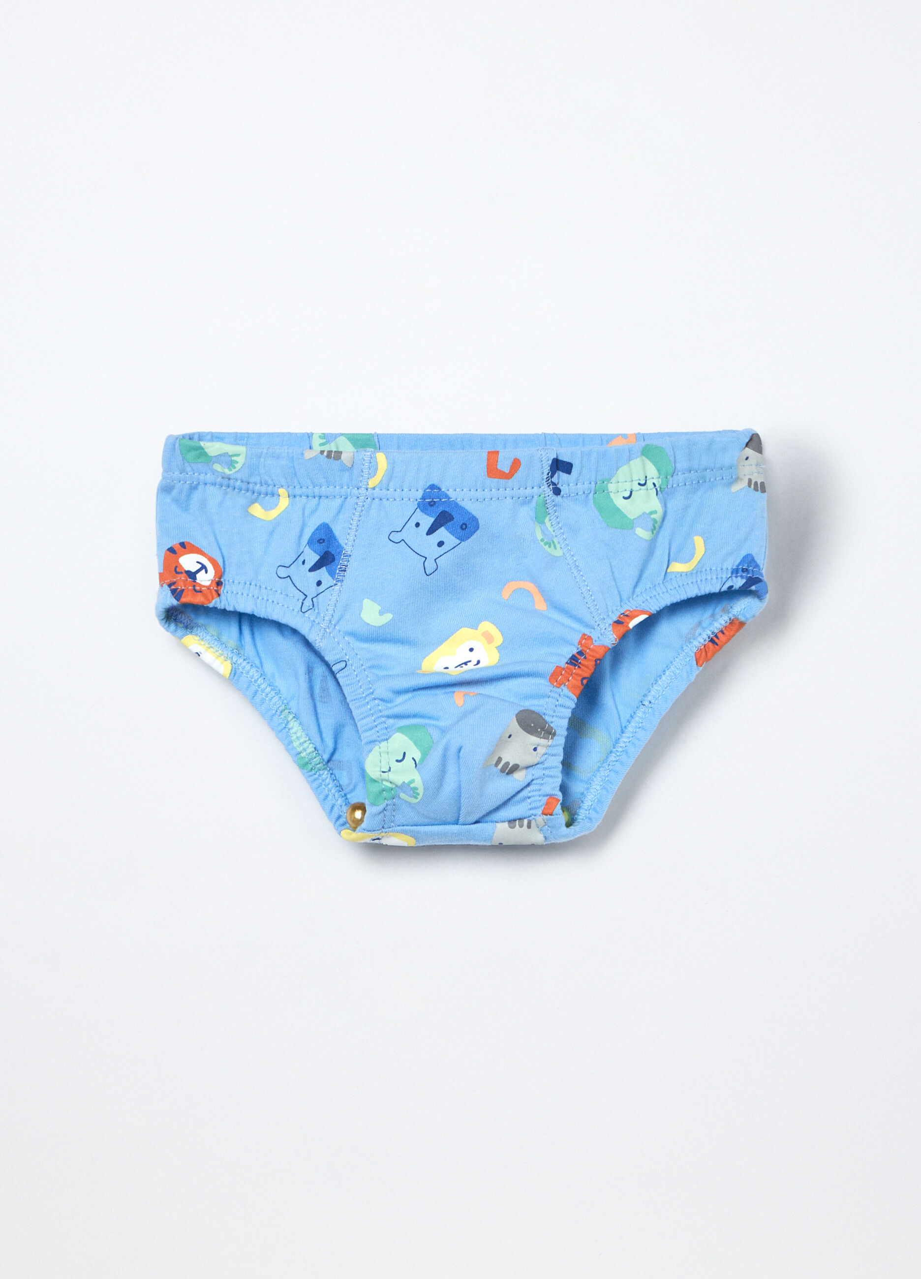 Pack 5 slip in jersey di puro cotone neonato_1