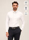 Camicia slim fit colletto classico in tessuto stretch uomo_0