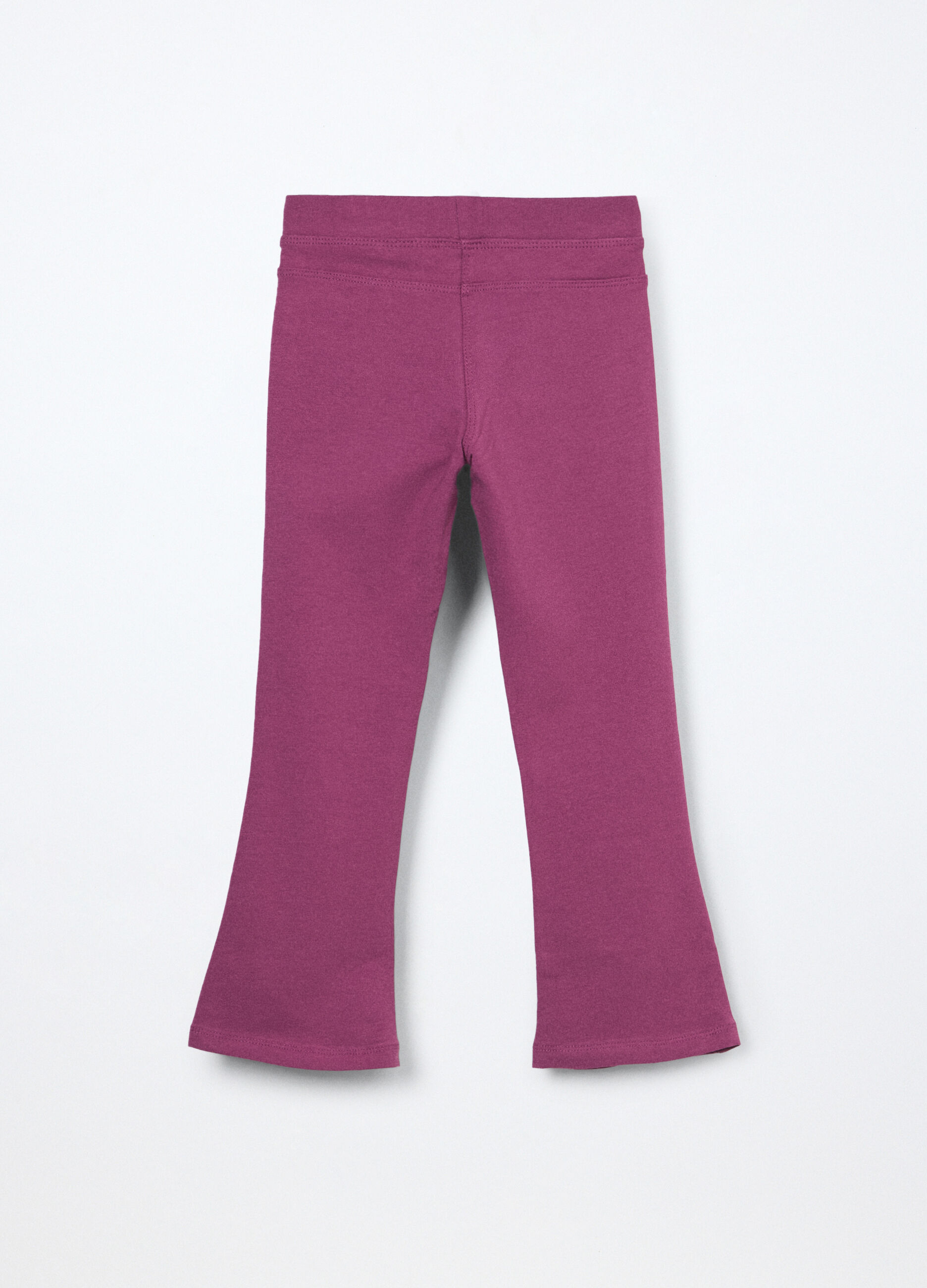 Treggings flare fit in cotone stretch bambina_1
