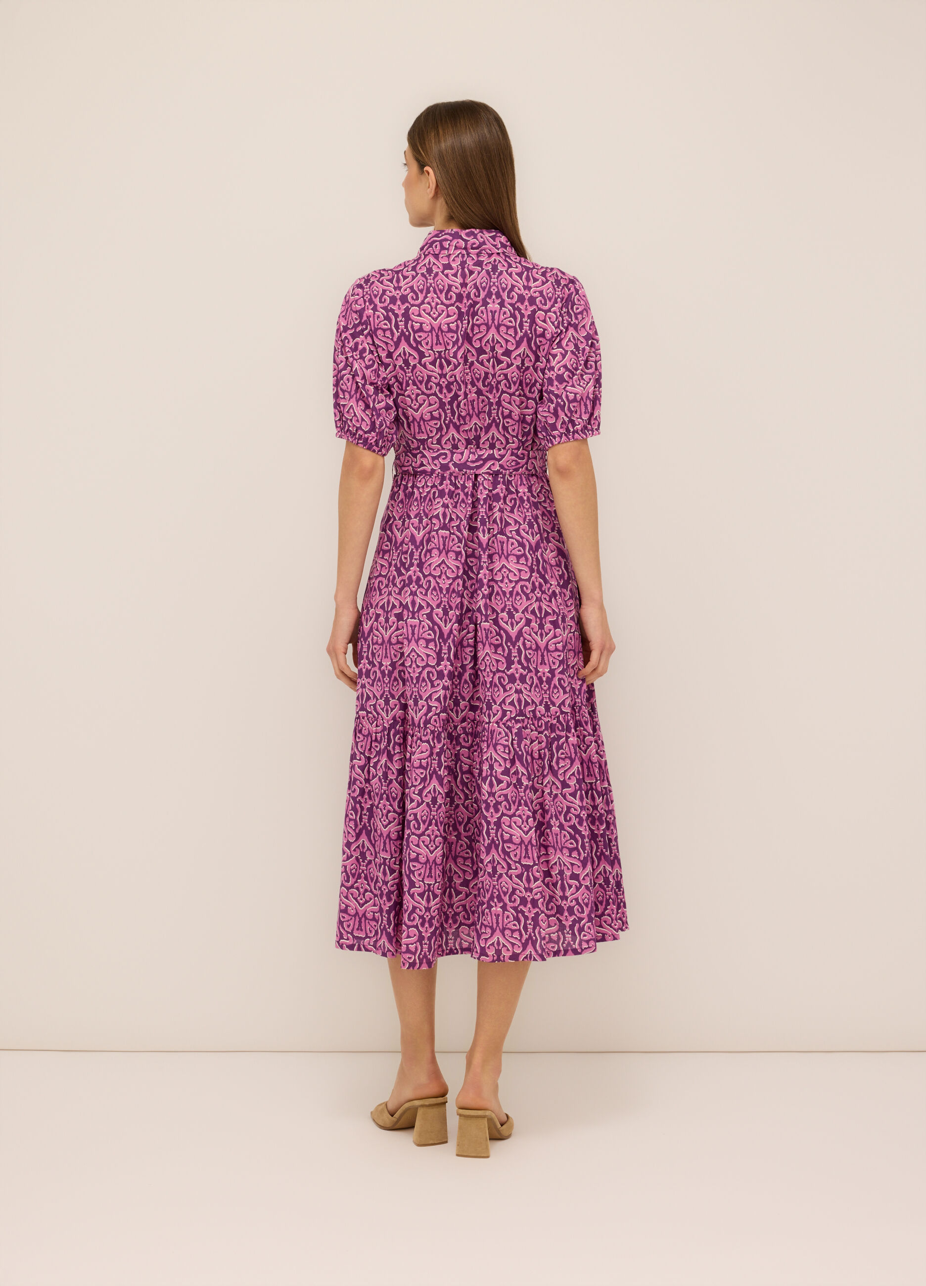 Vestito lungo in puro cotone donna_1