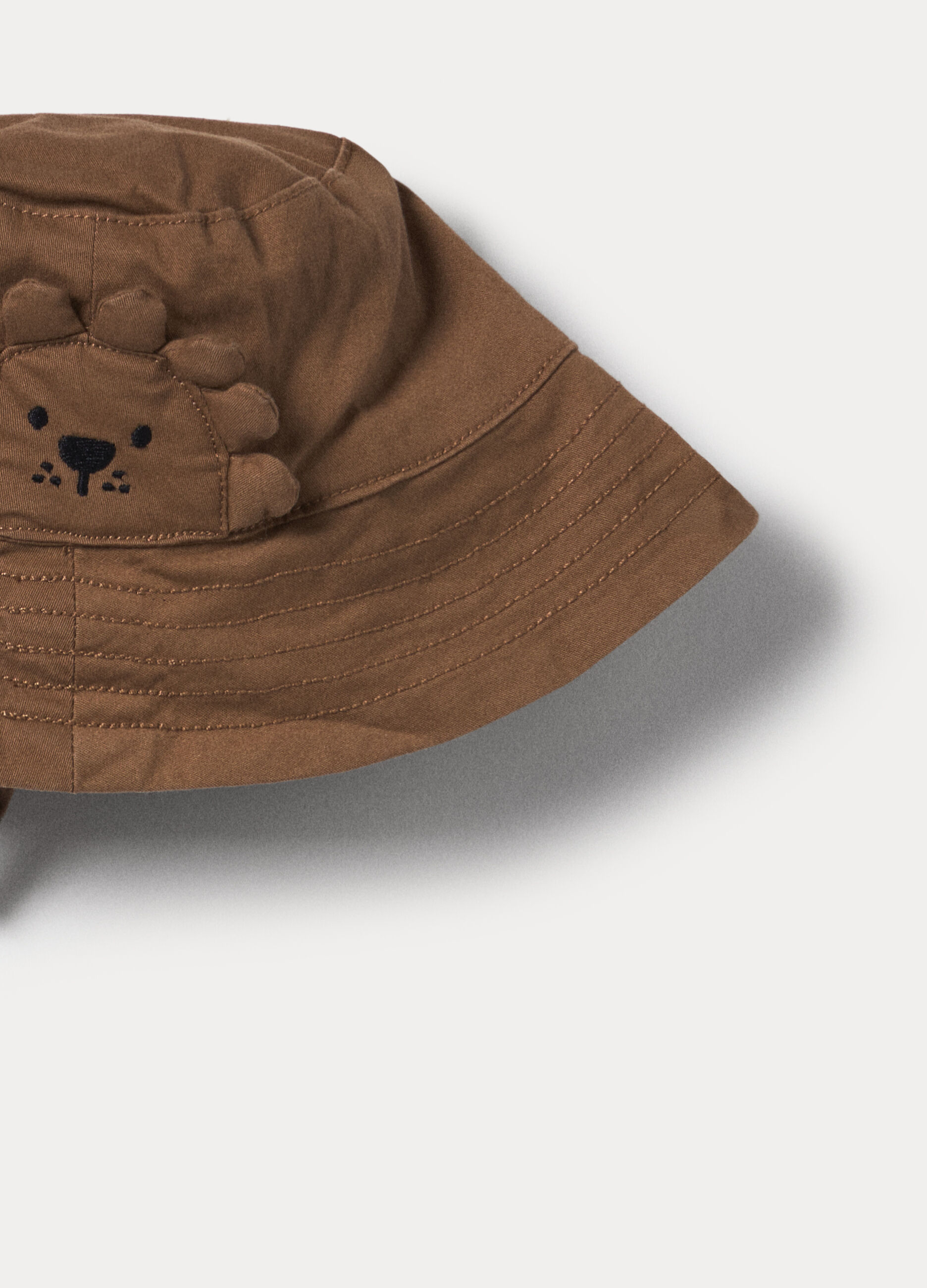 Cappello pescatore in twill neonato_2