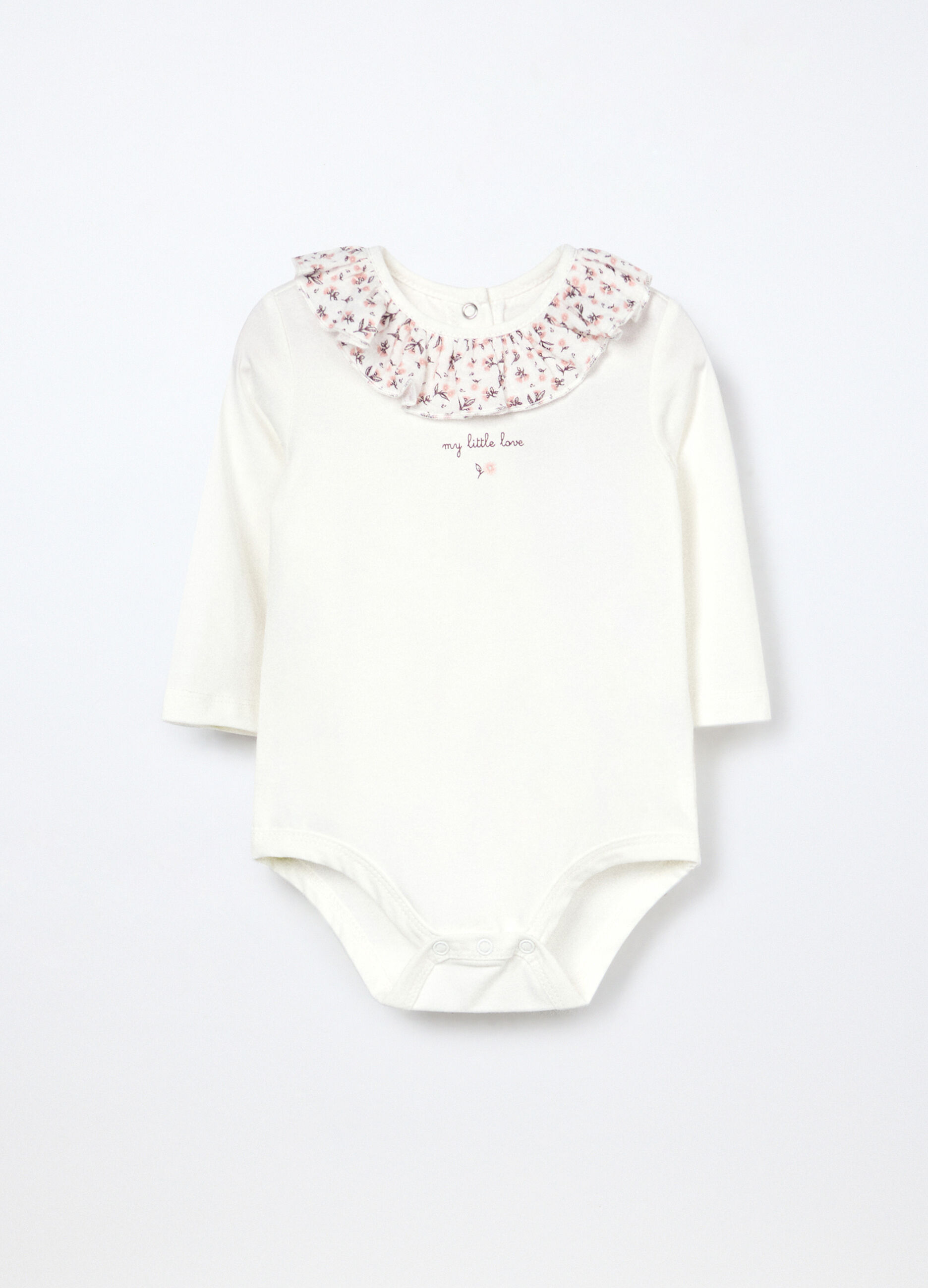 Body in jersey di cotone stretch neonata_0