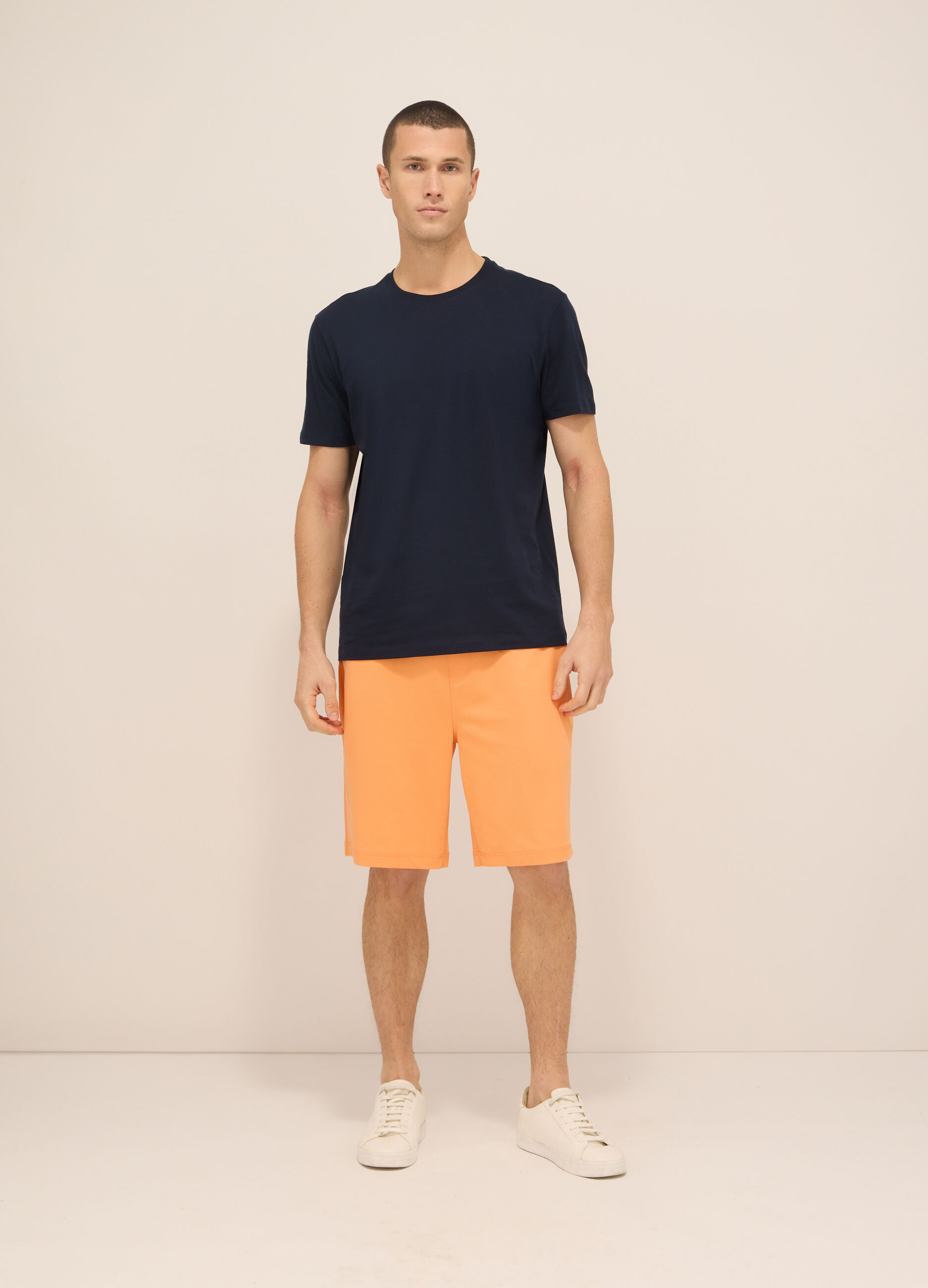 Short sportivi in felpa di cotone uomo_0