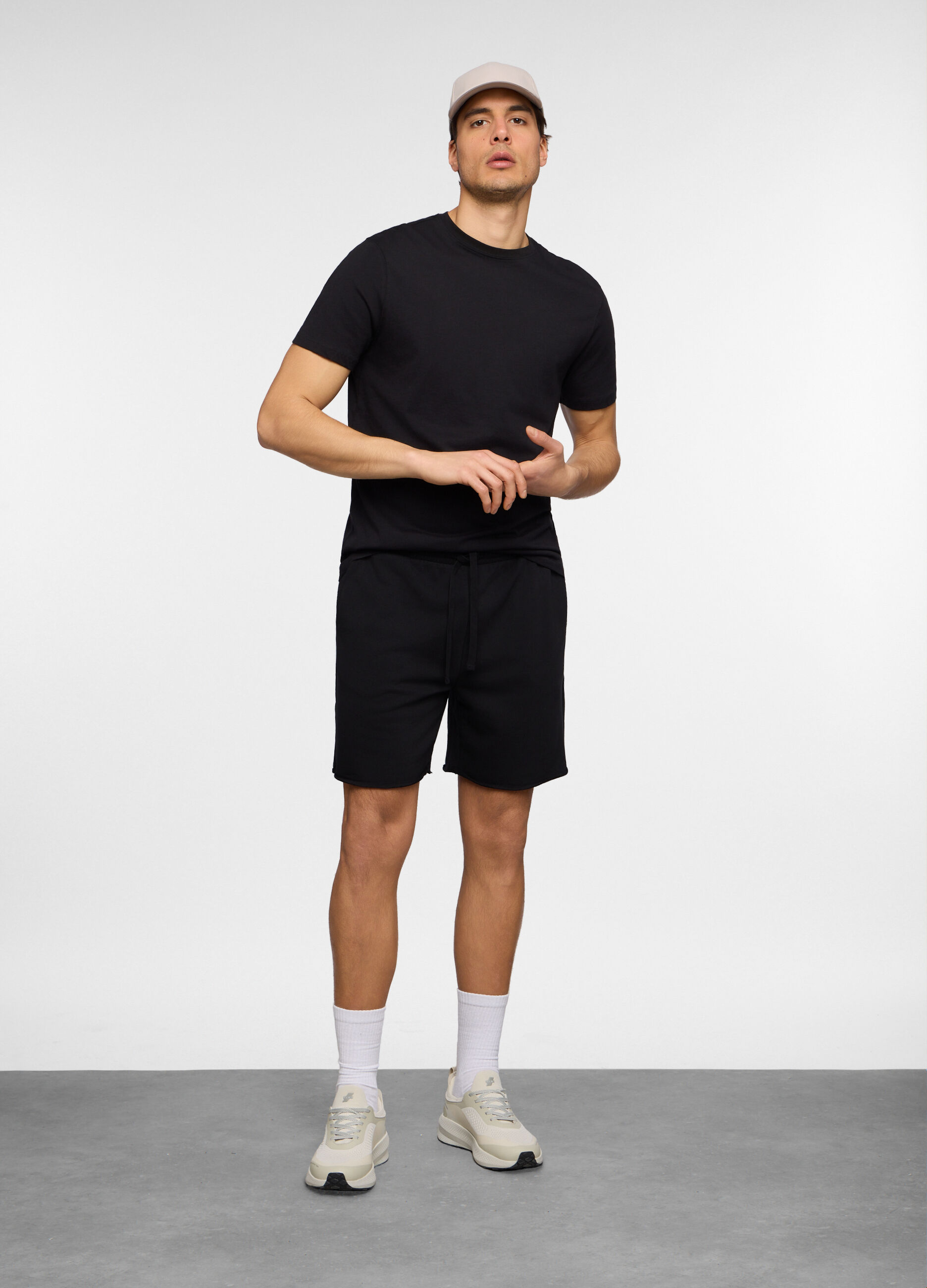 Bermuda regular fit in misto cotone uomo_0