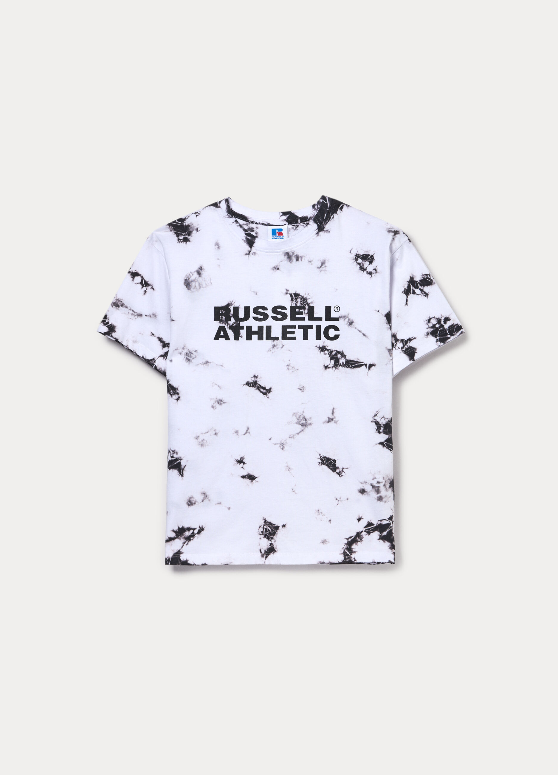 T-shirt girocollo Russel Athletic in jersey di puro cotone ragazzo_0